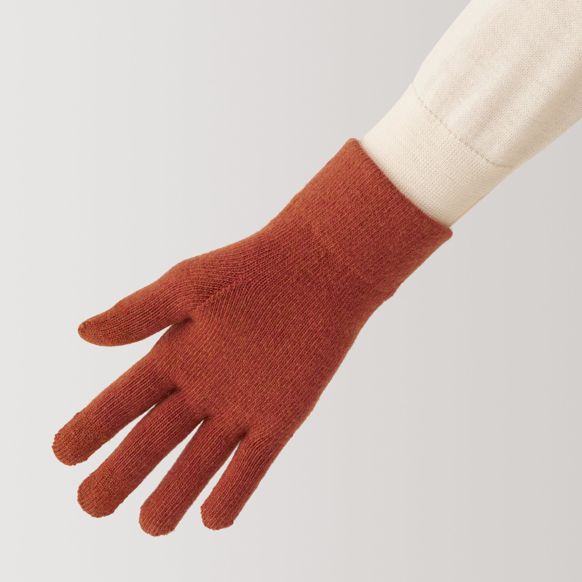 Wool Blend Touchscreen Gloves - Image 3