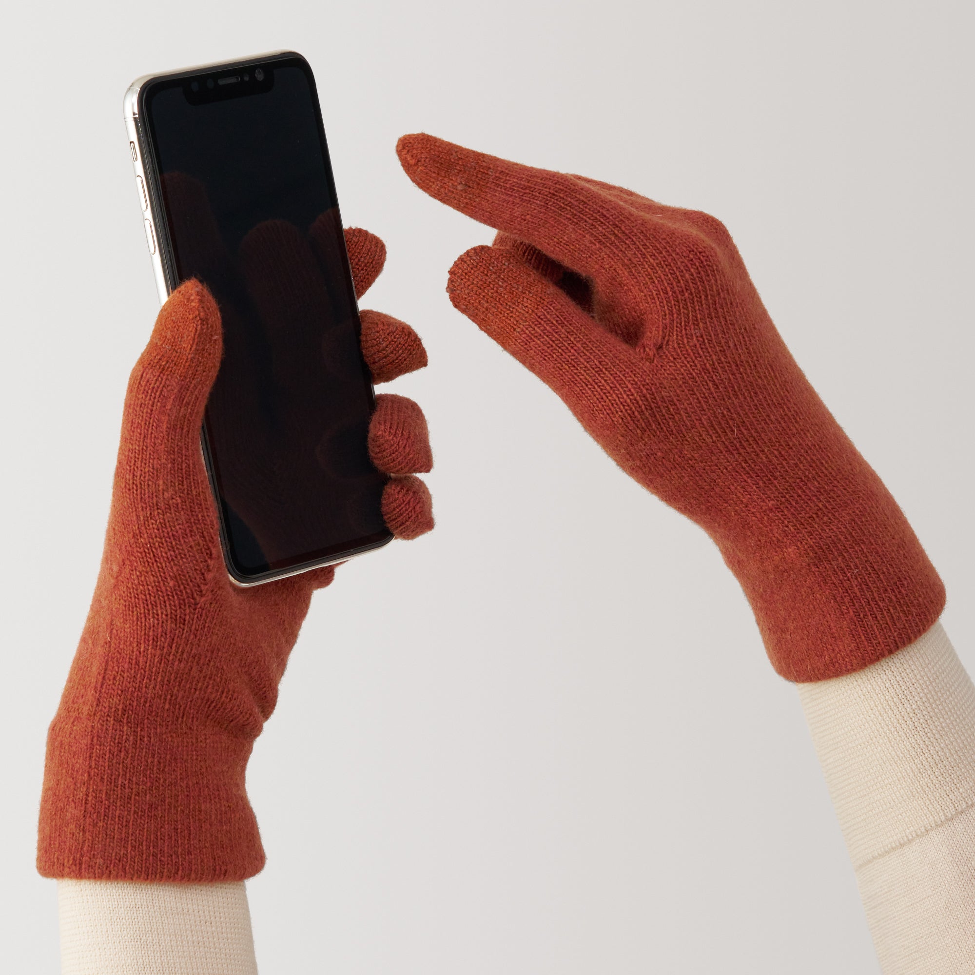 Wool Blend Touchscreen Gloves - Image 4
