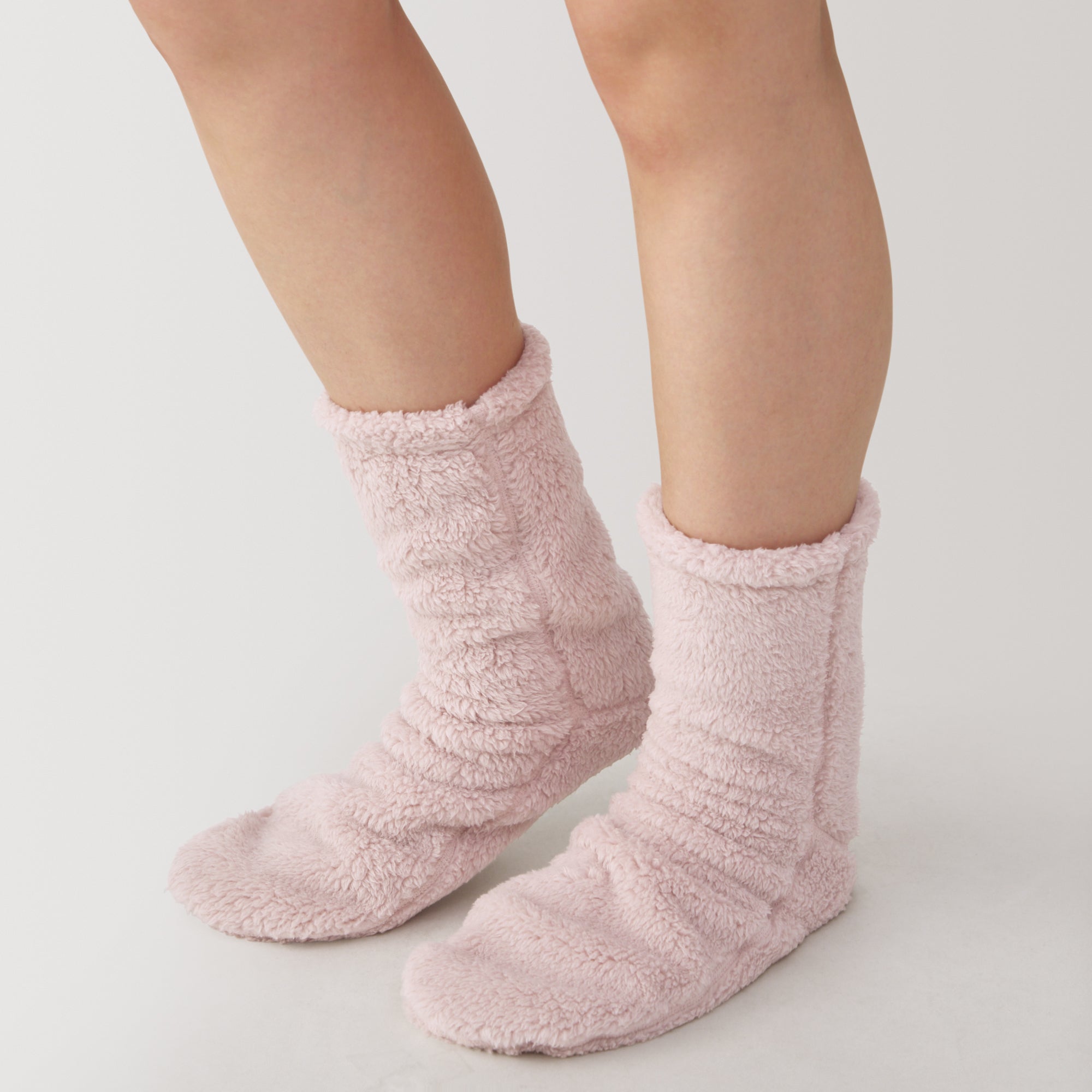 Right Angle Boa Fleece Cozy Socks - Image 5