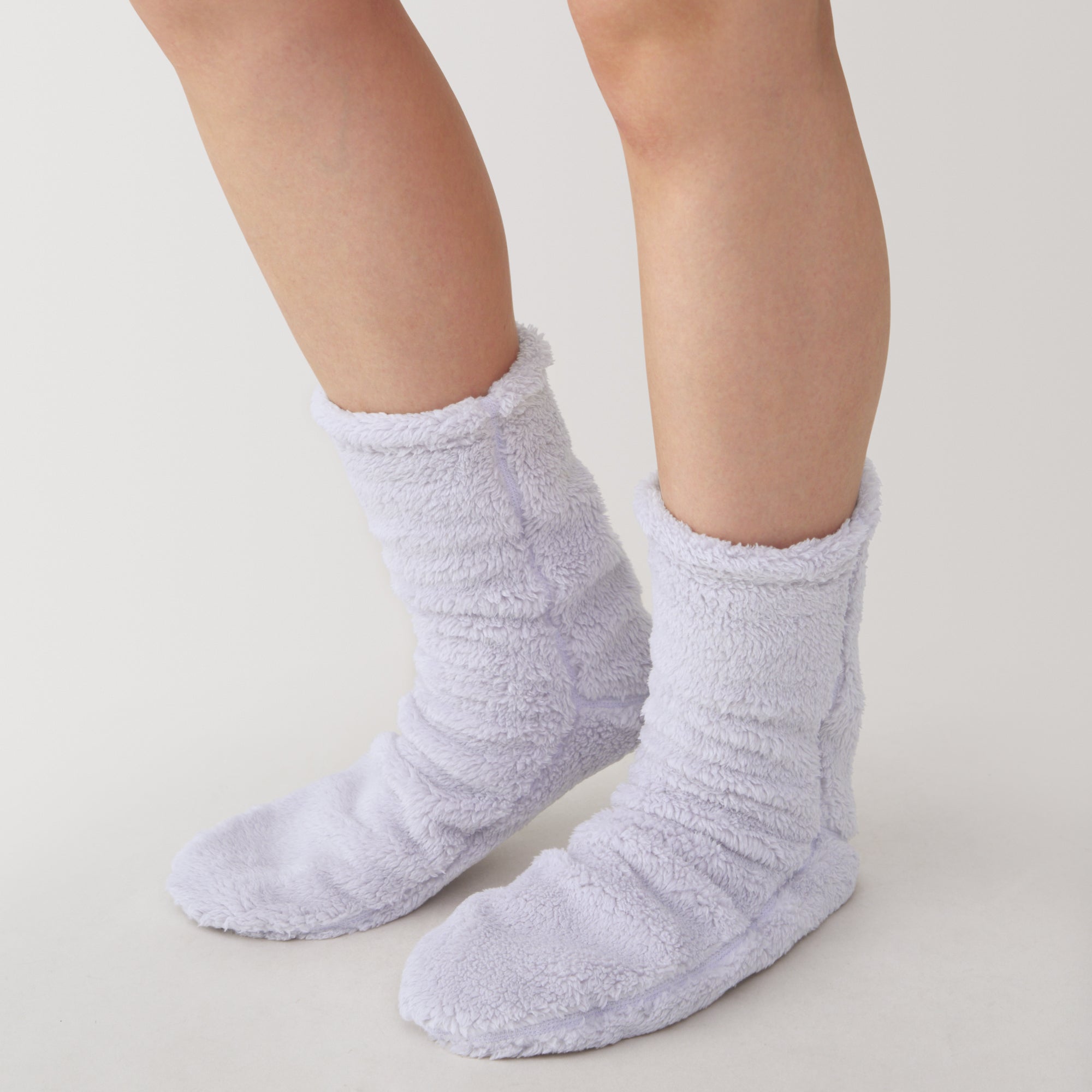 Right Angle Boa Fleece Cozy Socks - Image 17