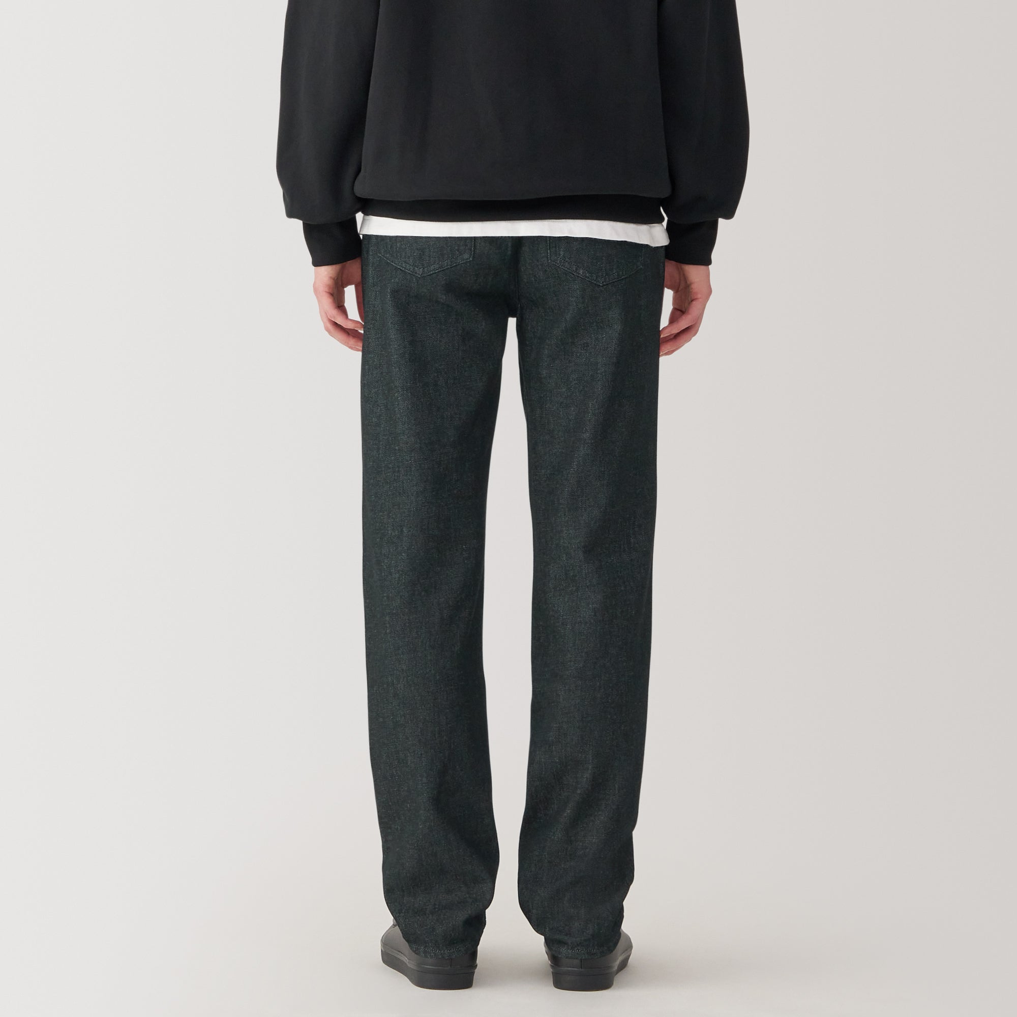 Men's Kapok Blend Straight Denim Trousers - Image 6