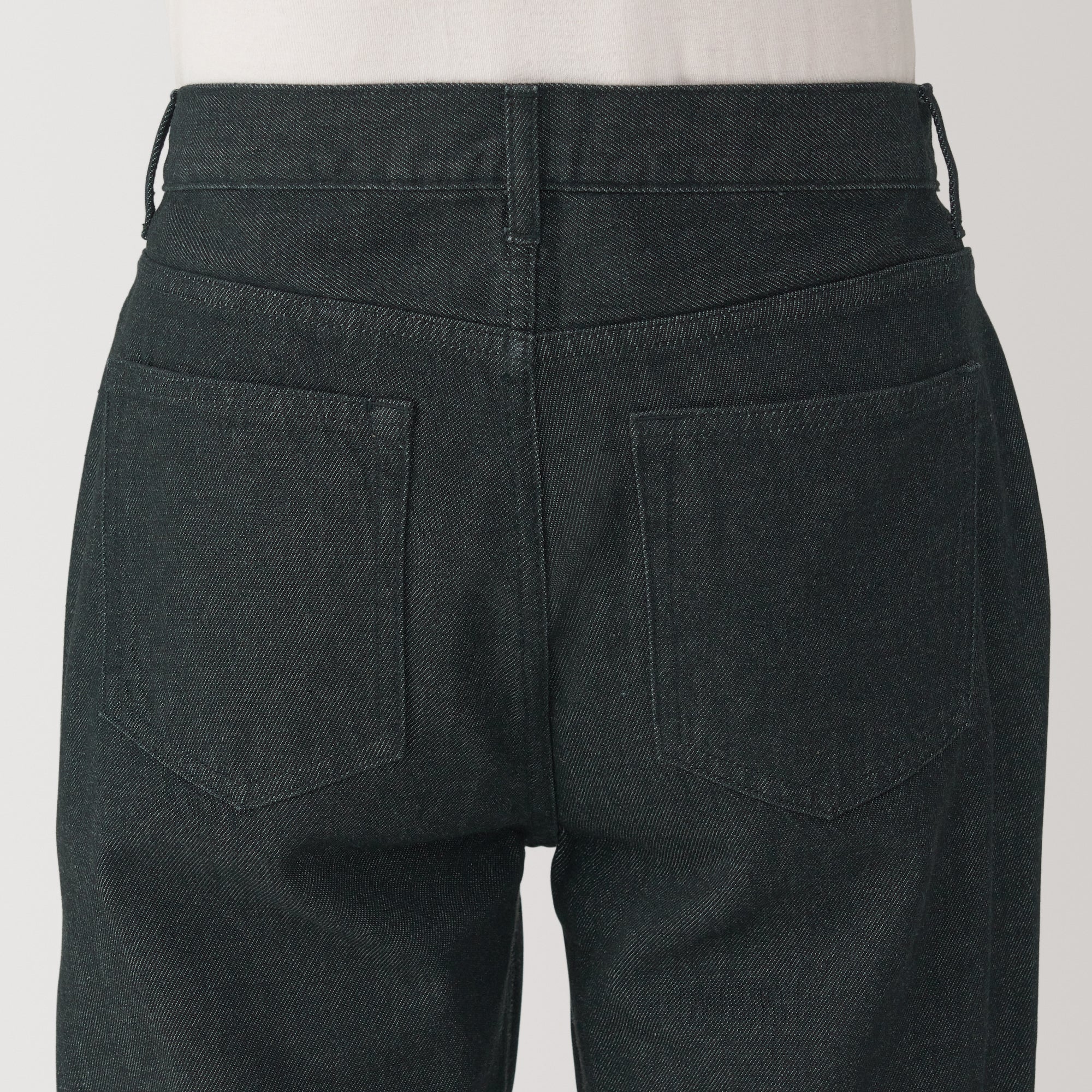 Men's Kapok Blend Straight Denim Trousers - Image 8