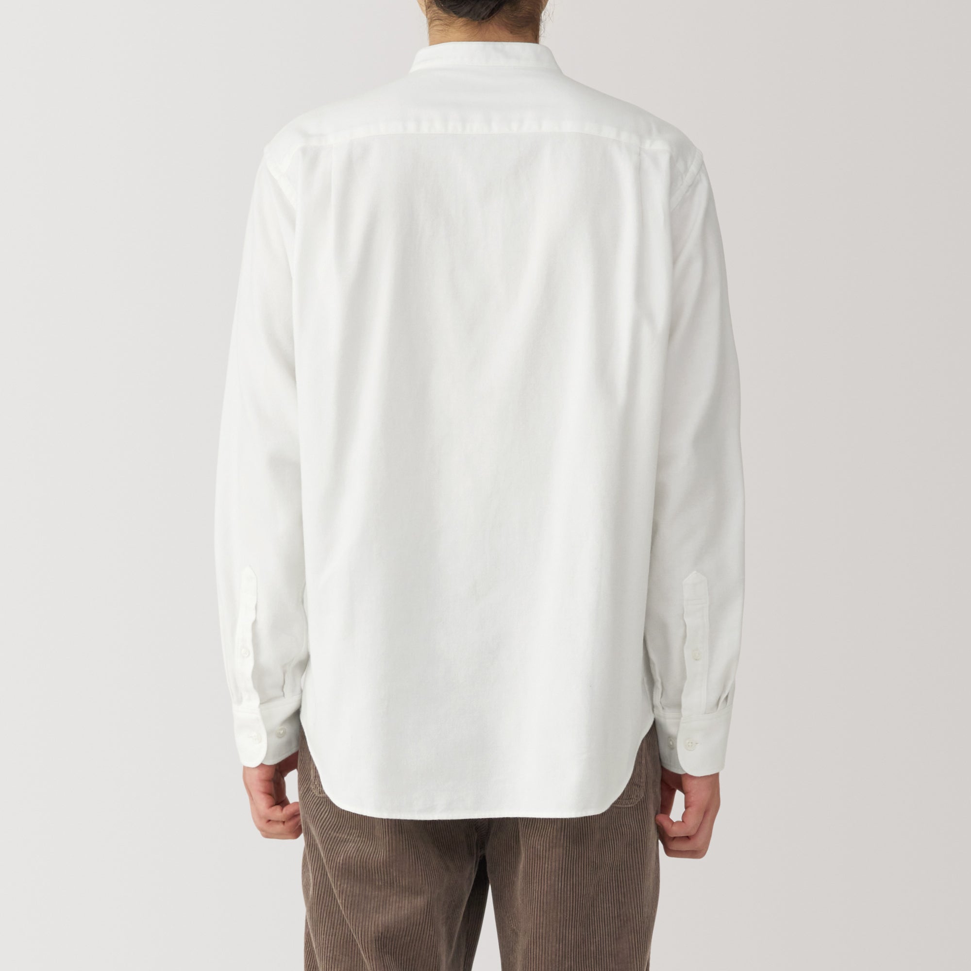 Men's Flannel Stand Collar Long Sleeve Shirt - Image 14