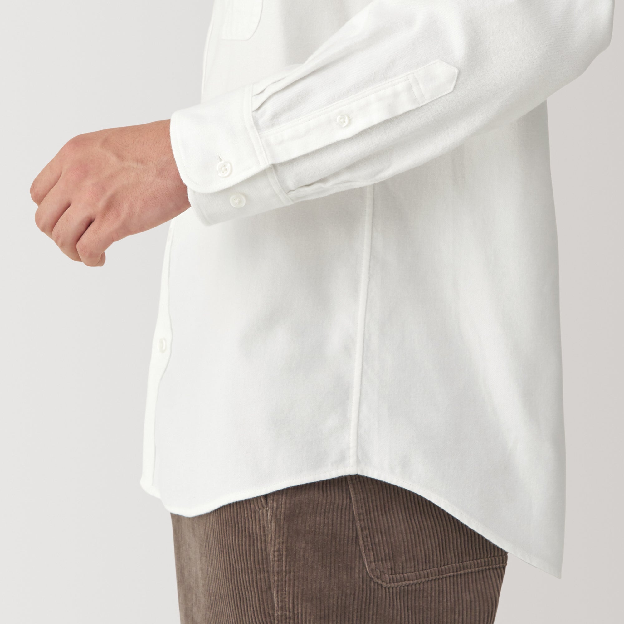 Men's Flannel Stand Collar Long Sleeve Shirt - Image 16