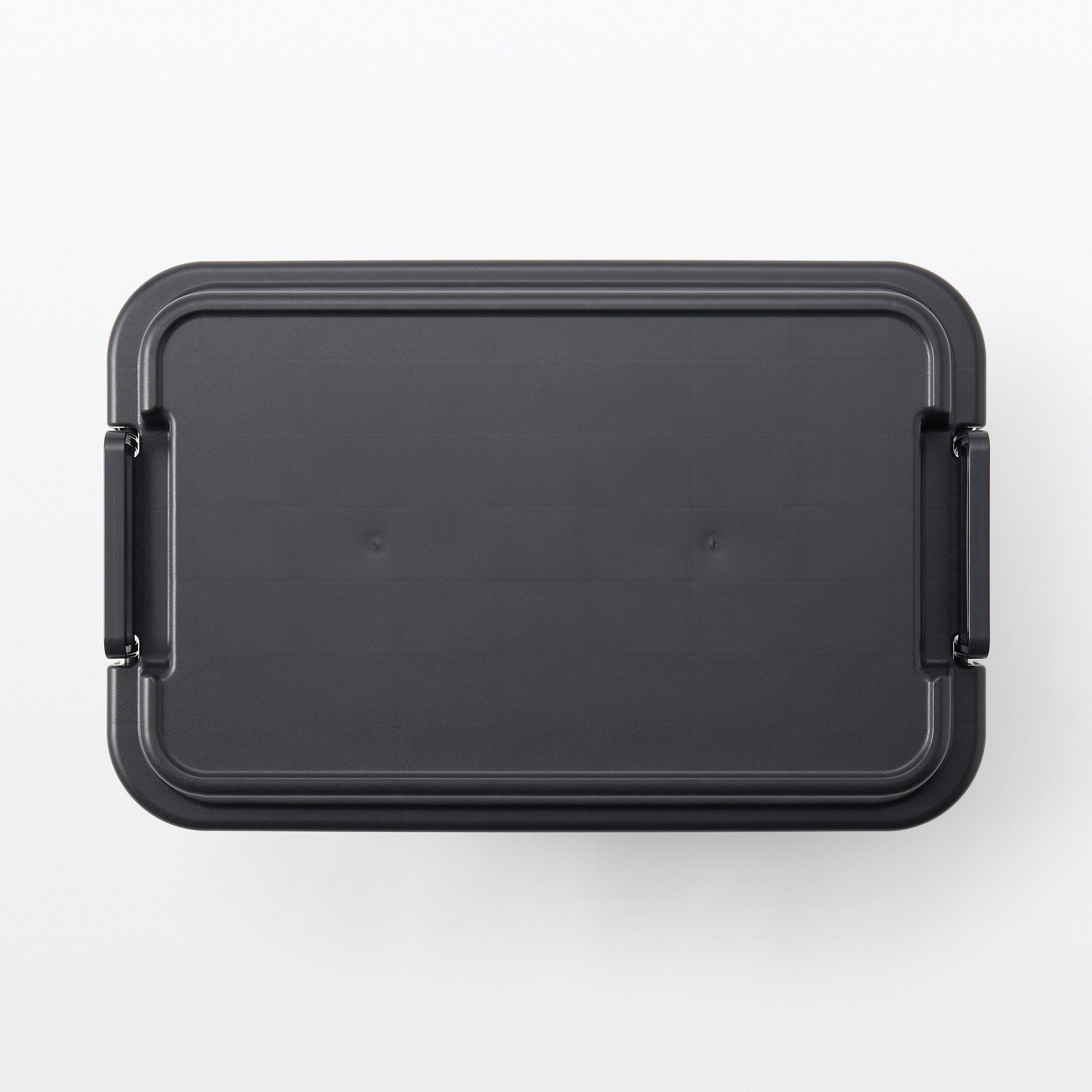 Heavy Duty Polypropylene Storage Box - Dark Gray - Large 13.2 gal - Image 3