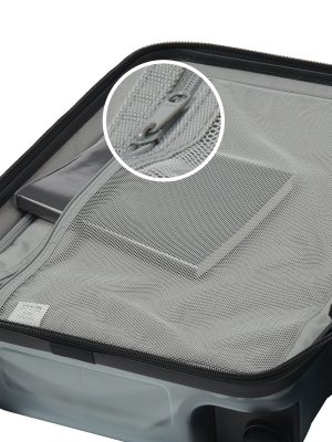 Partition Zipper Pull for Hard Shell Suitcase