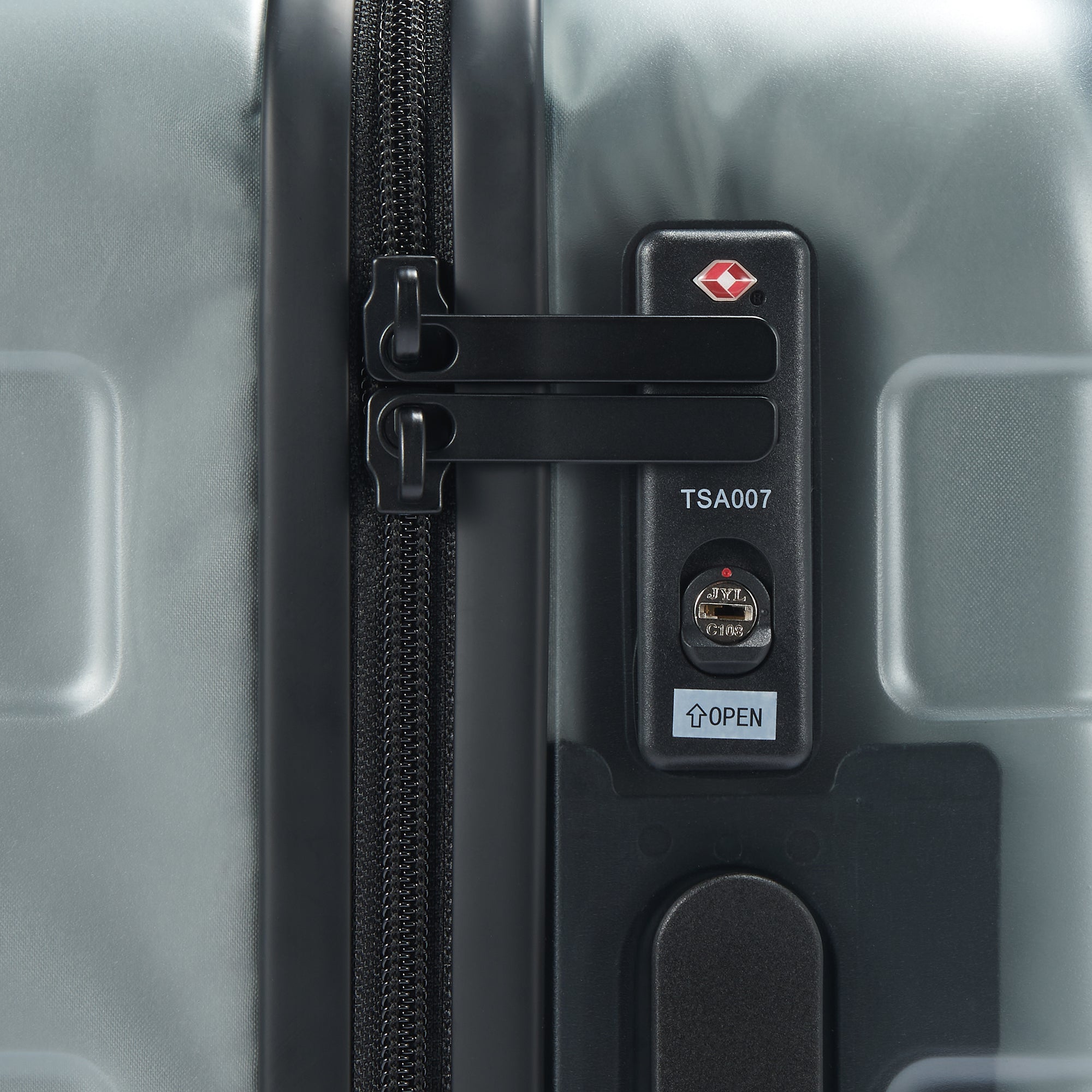 Adjustable Handle Hard Shell Suitcase 36L - Translucent | Carry-On - Image 10