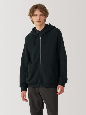 Labo Men's Traditional Knit Sweatshirt Zip Up Hoodie