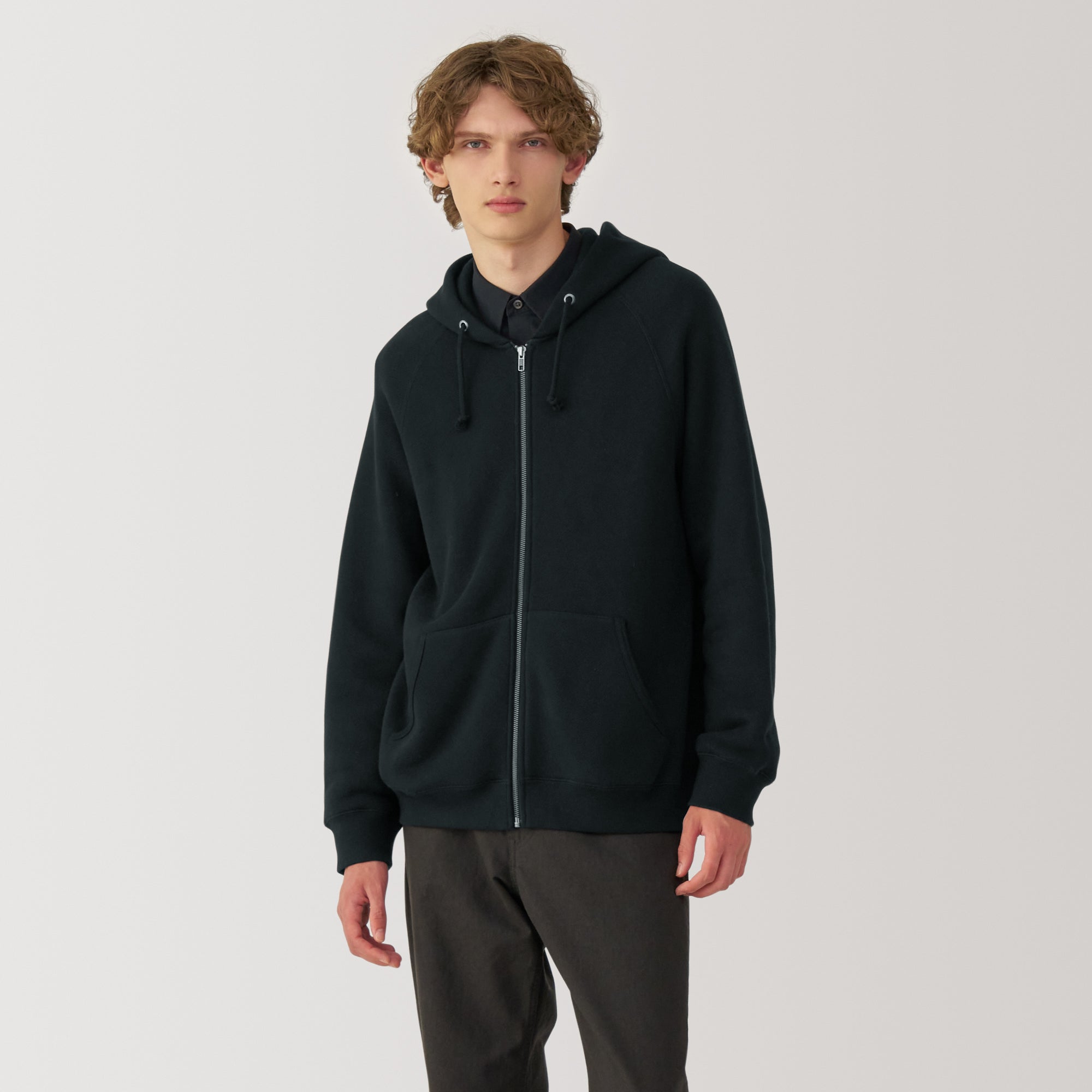 Labo Men's Traditional Knit Sweatshirt Zip Up Hoodie - Image 4