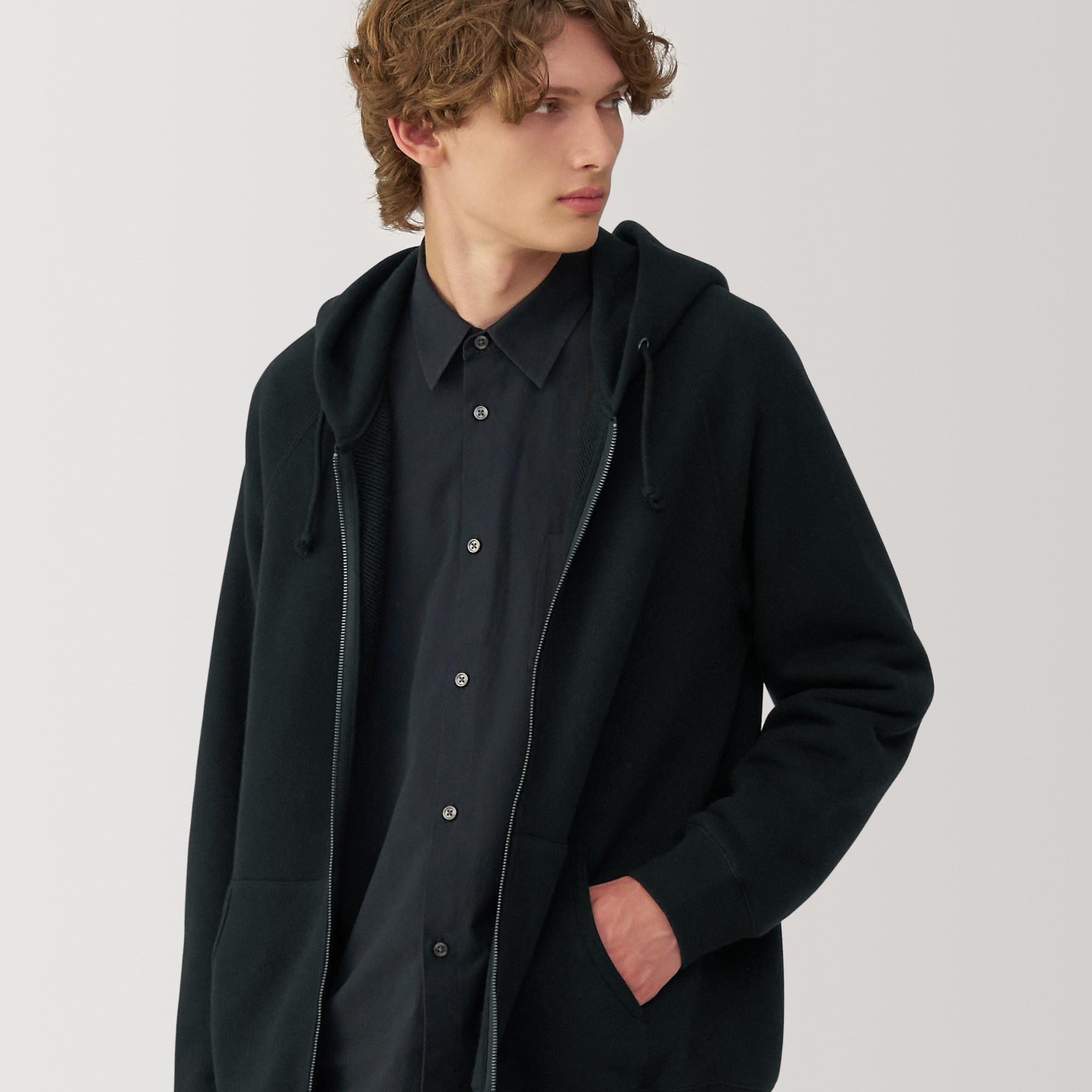 Labo Men's Traditional Knit Sweatshirt Zip Up Hoodie - Image 7