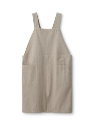 Plain Weave Cotton Shoulder Strap Apron - L-XL