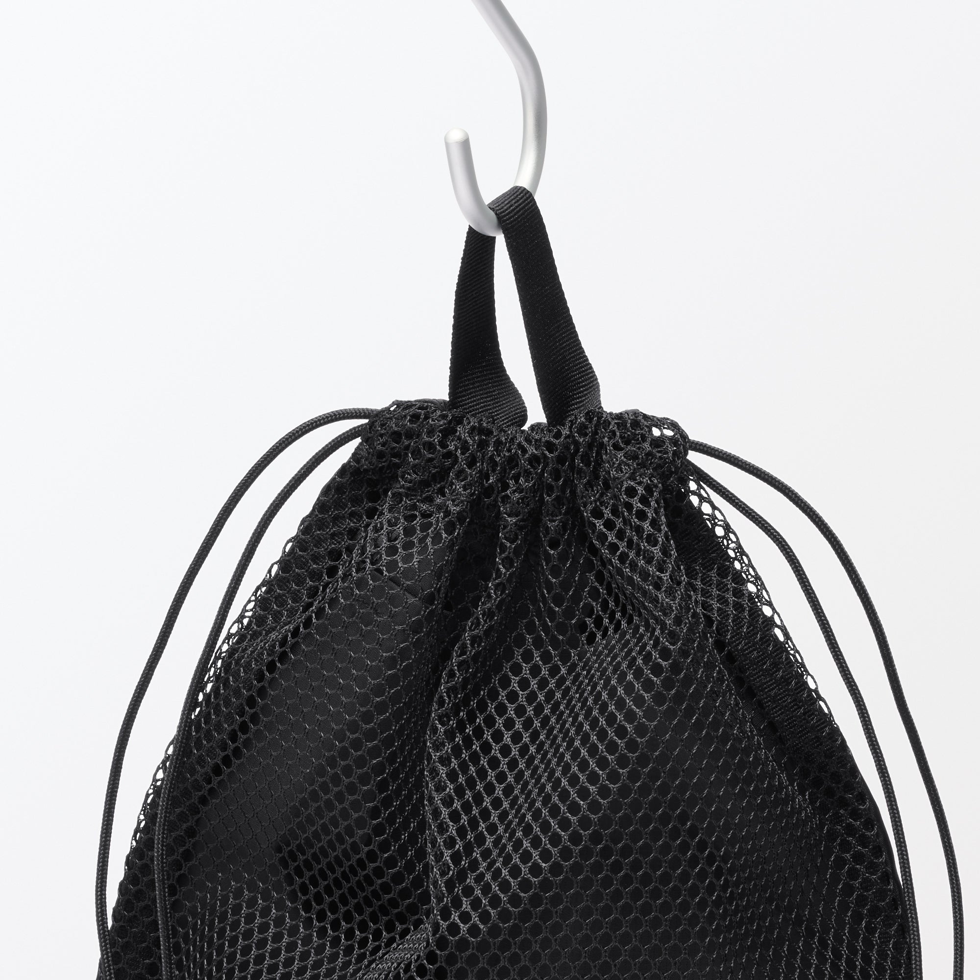 Polyester Mesh Drawstring Bag - Small - Image 5