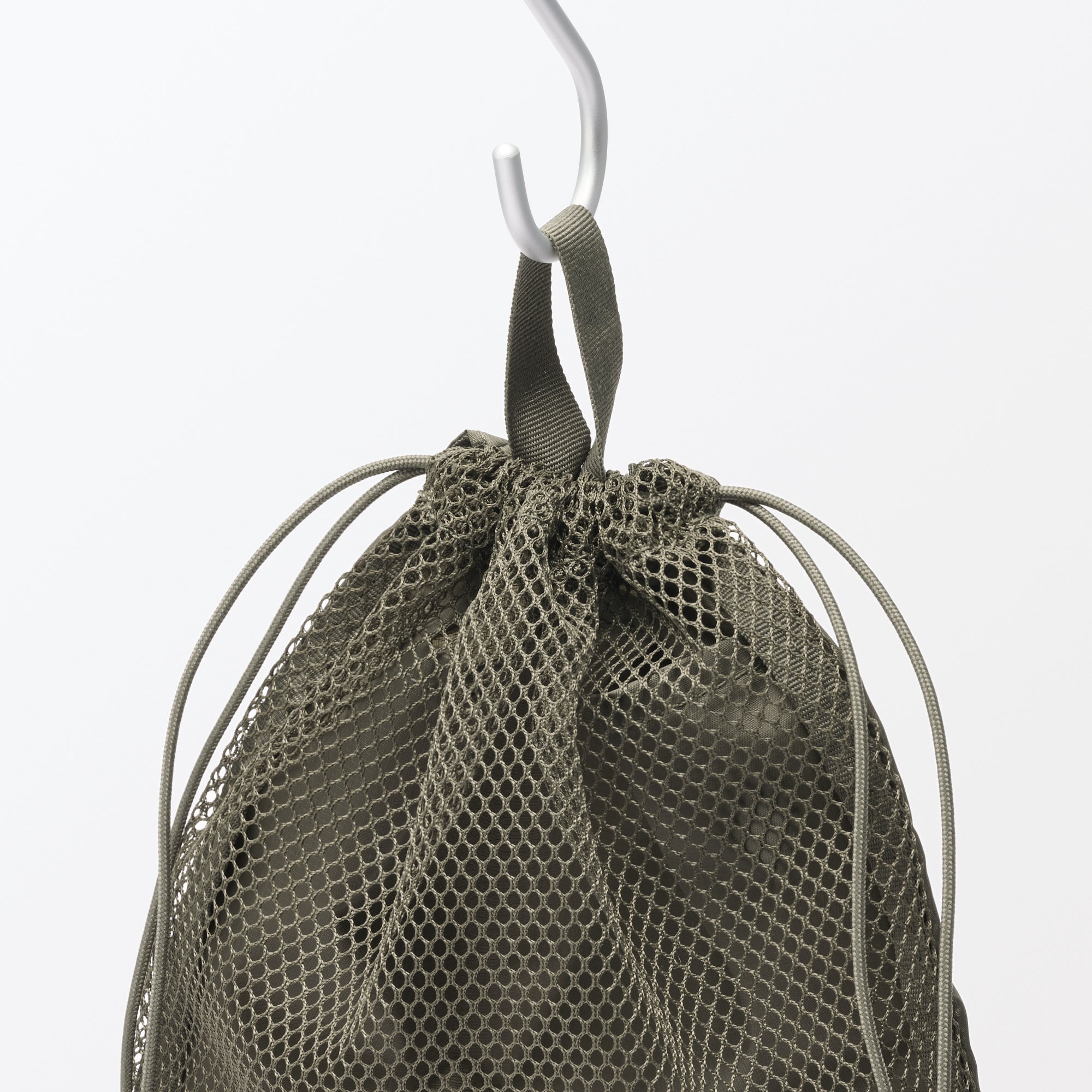 Polyester Mesh Drawstring Bag - Small - Image 11