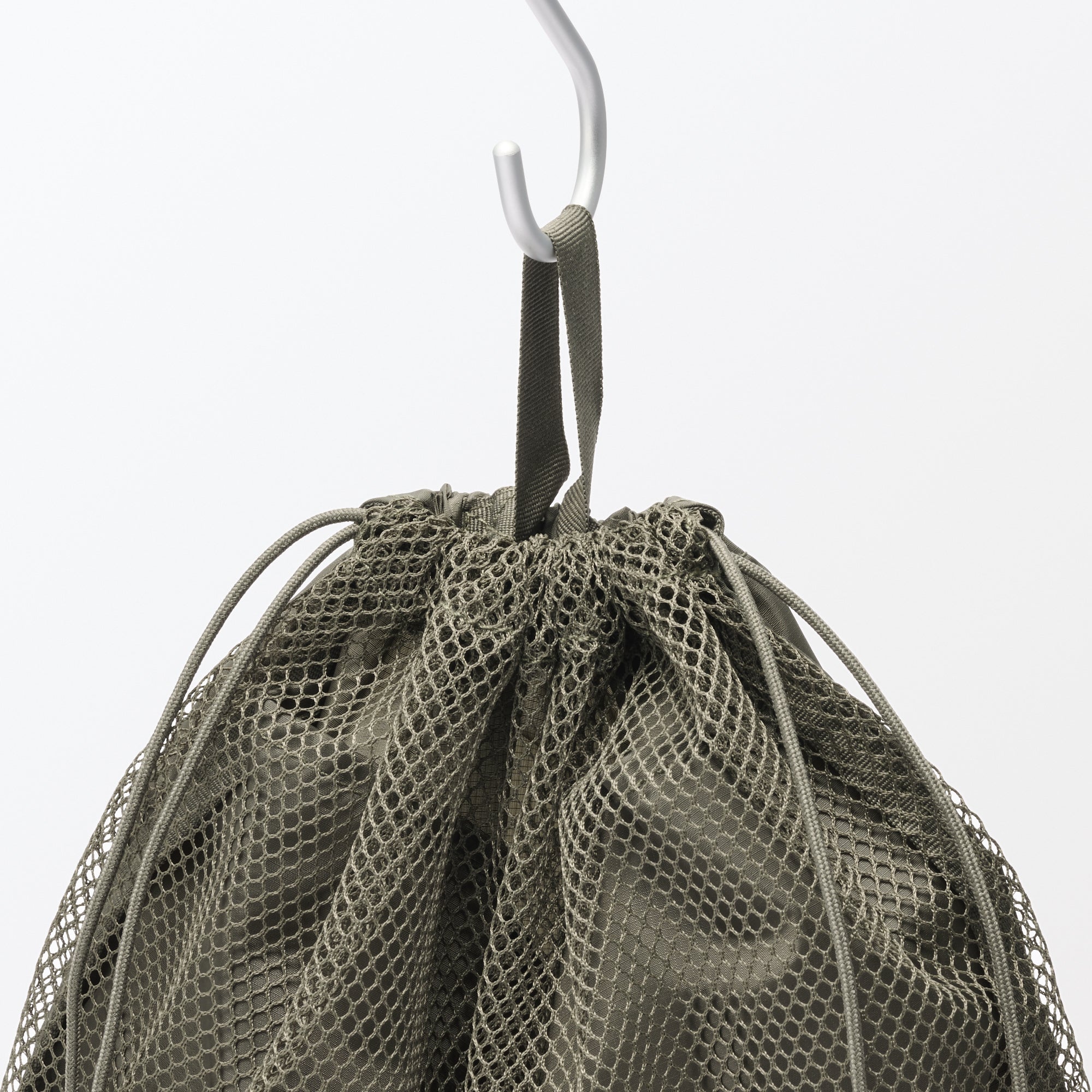 Polyester Mesh Drawstring Bag - Large - Image 5
