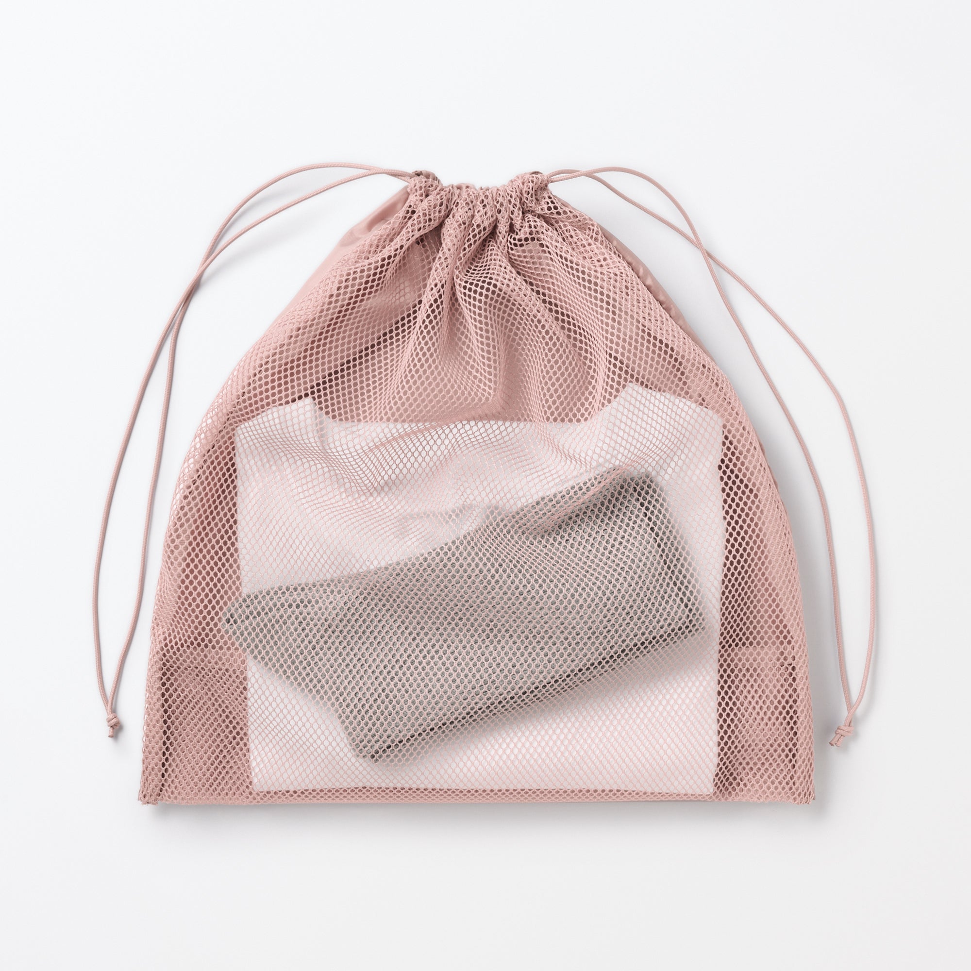 Polyester Mesh Drawstring Bag - Large - Image 8