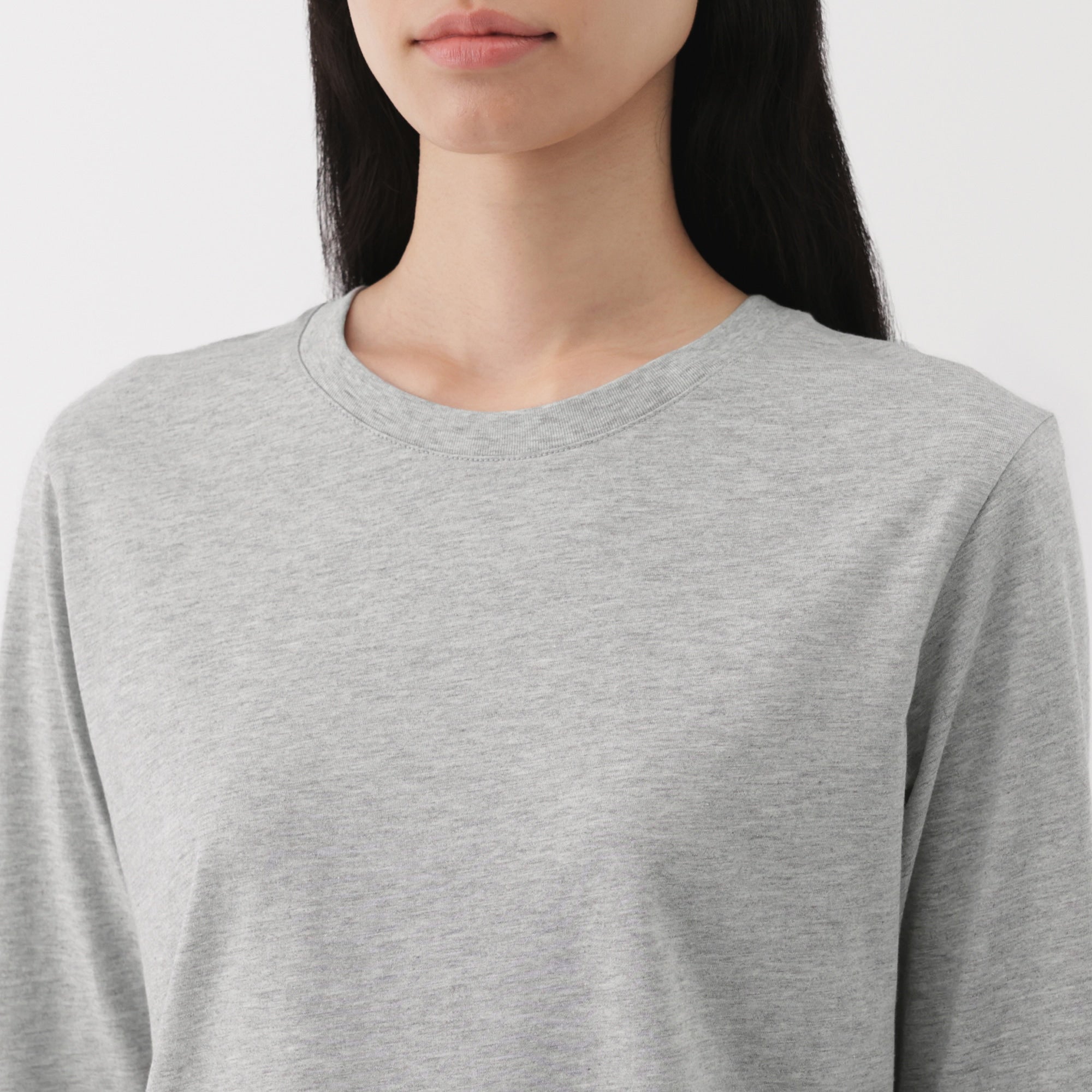 Women's Jersey Crew Neck Long Sleeve T-Shirt - Image 22