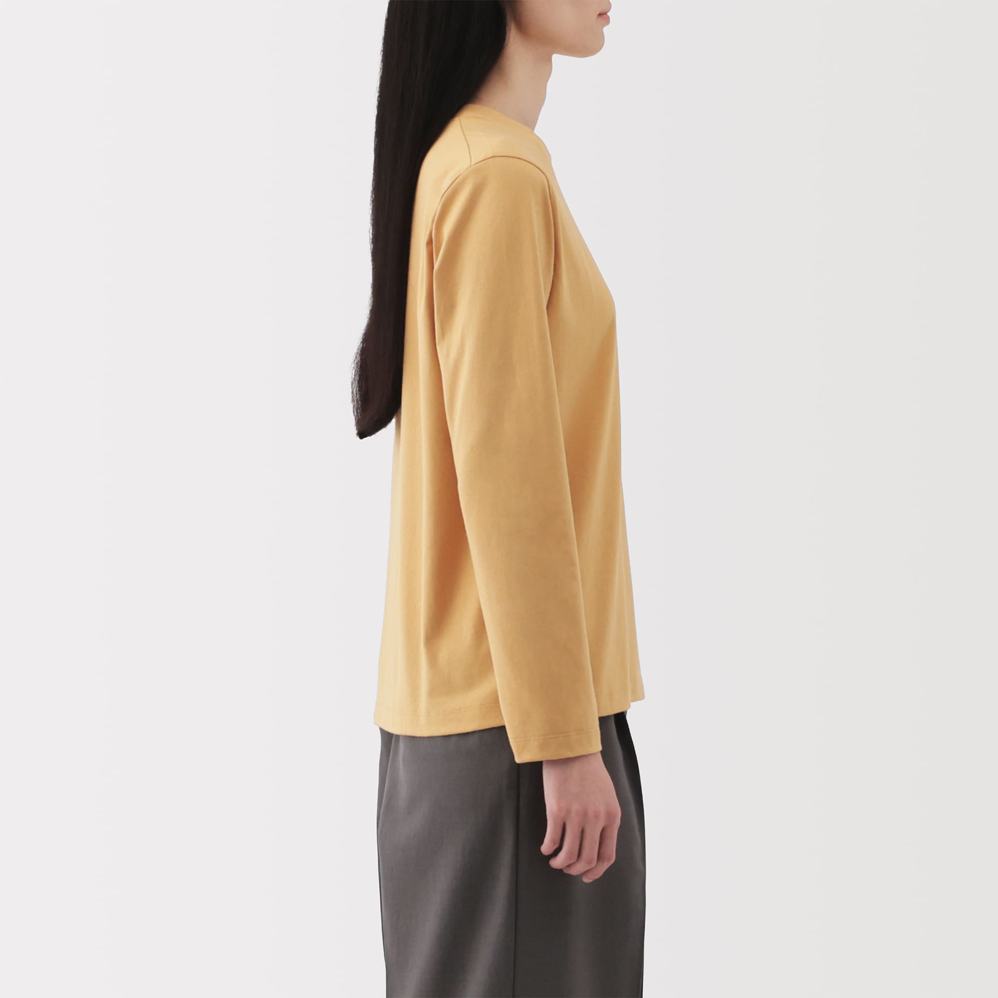 Women's Jersey Crew Neck Long Sleeve T-Shirt - Image 5