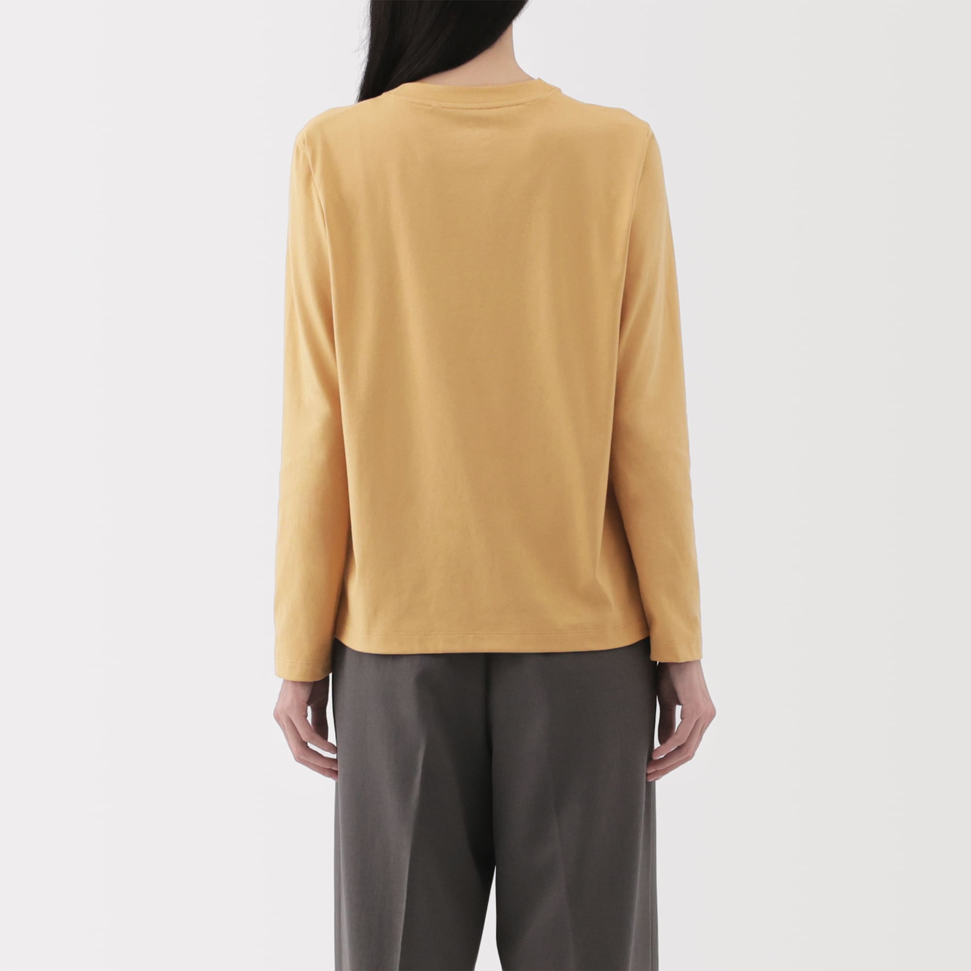 Women's Jersey Crew Neck Long Sleeve T-Shirt - Image 6