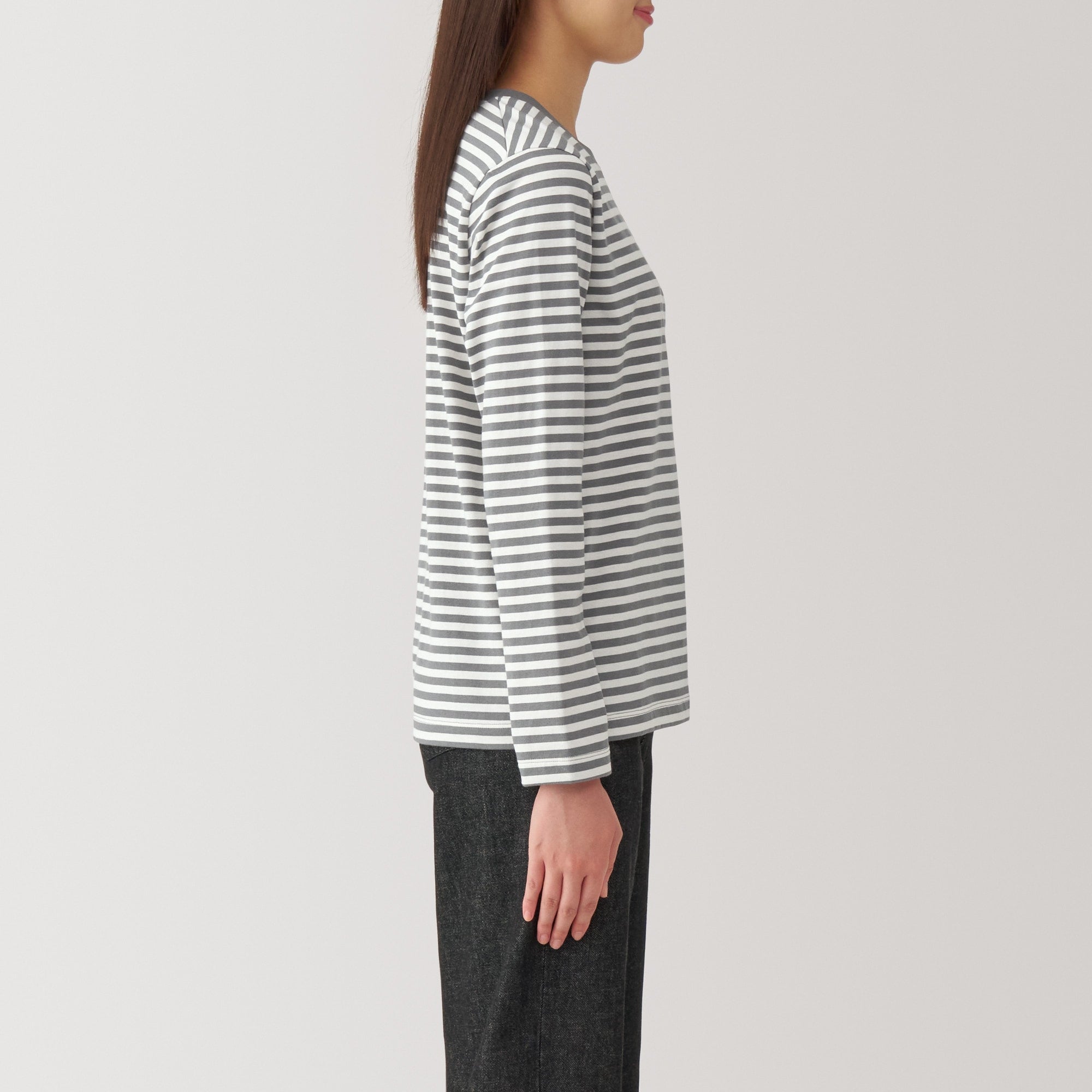 Women's Jersey Crew Neck Long Sleeve T-Shirt - Image 42