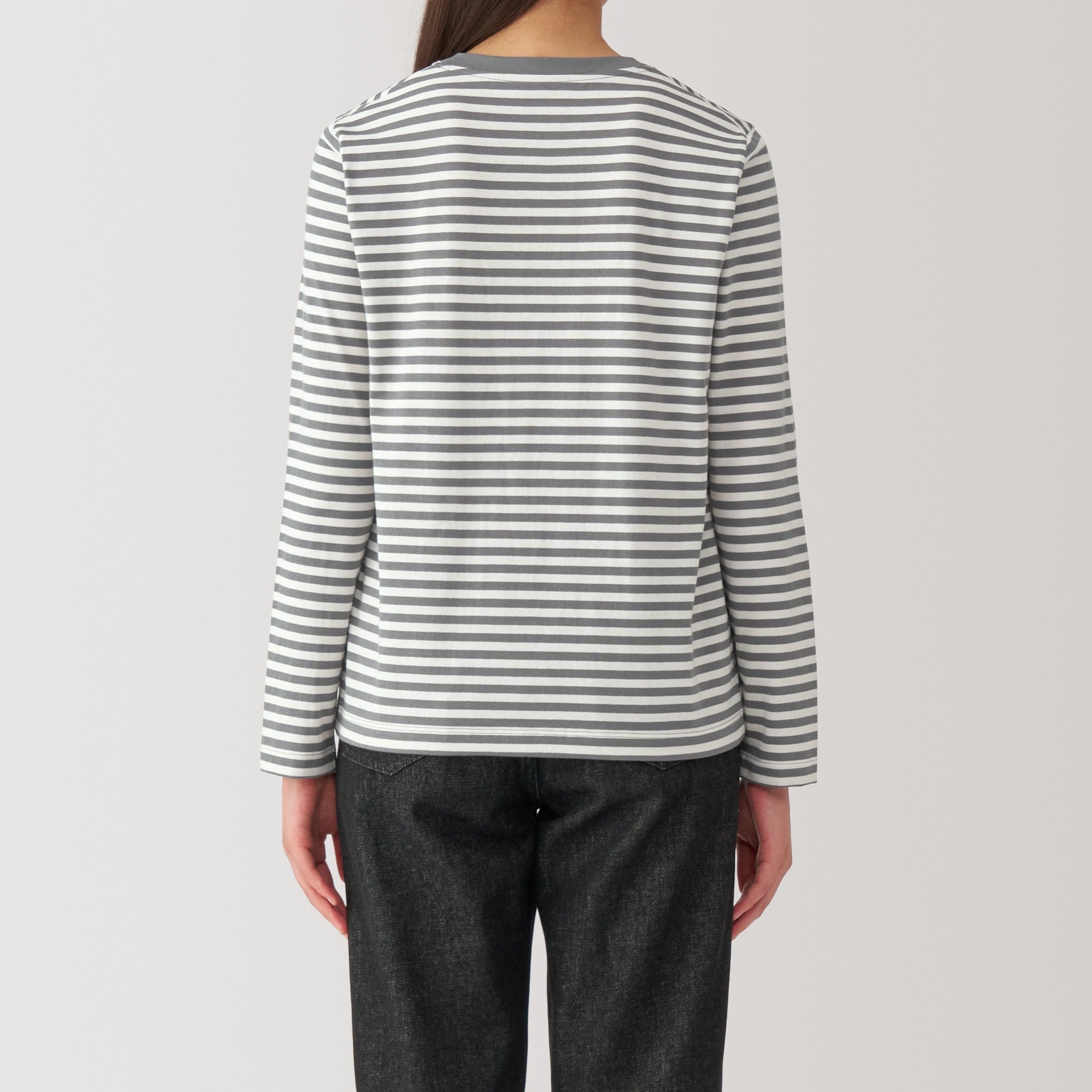 Women's Jersey Crew Neck Long Sleeve T-Shirt - Image 43