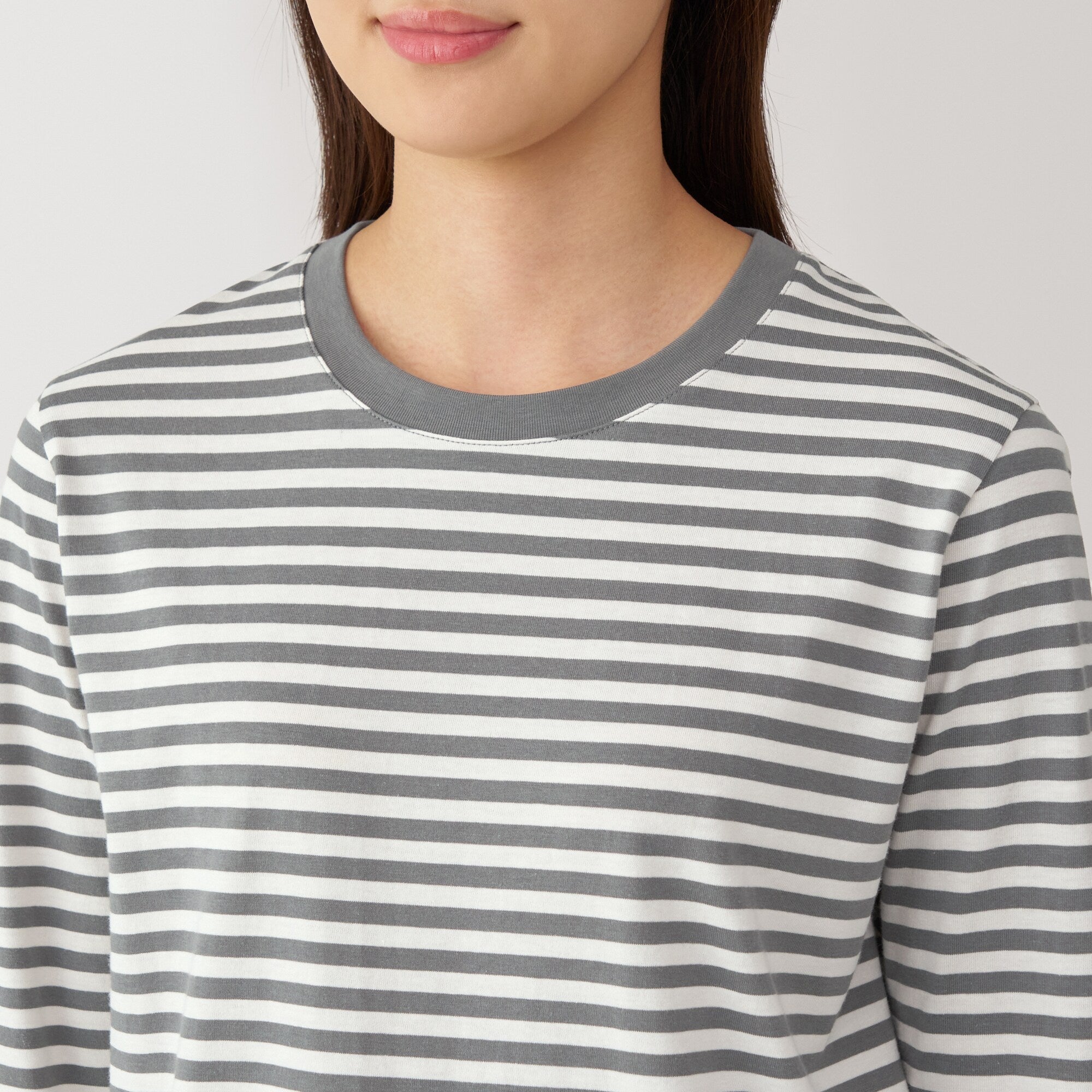 Women's Jersey Crew Neck Long Sleeve T-Shirt - Image 44