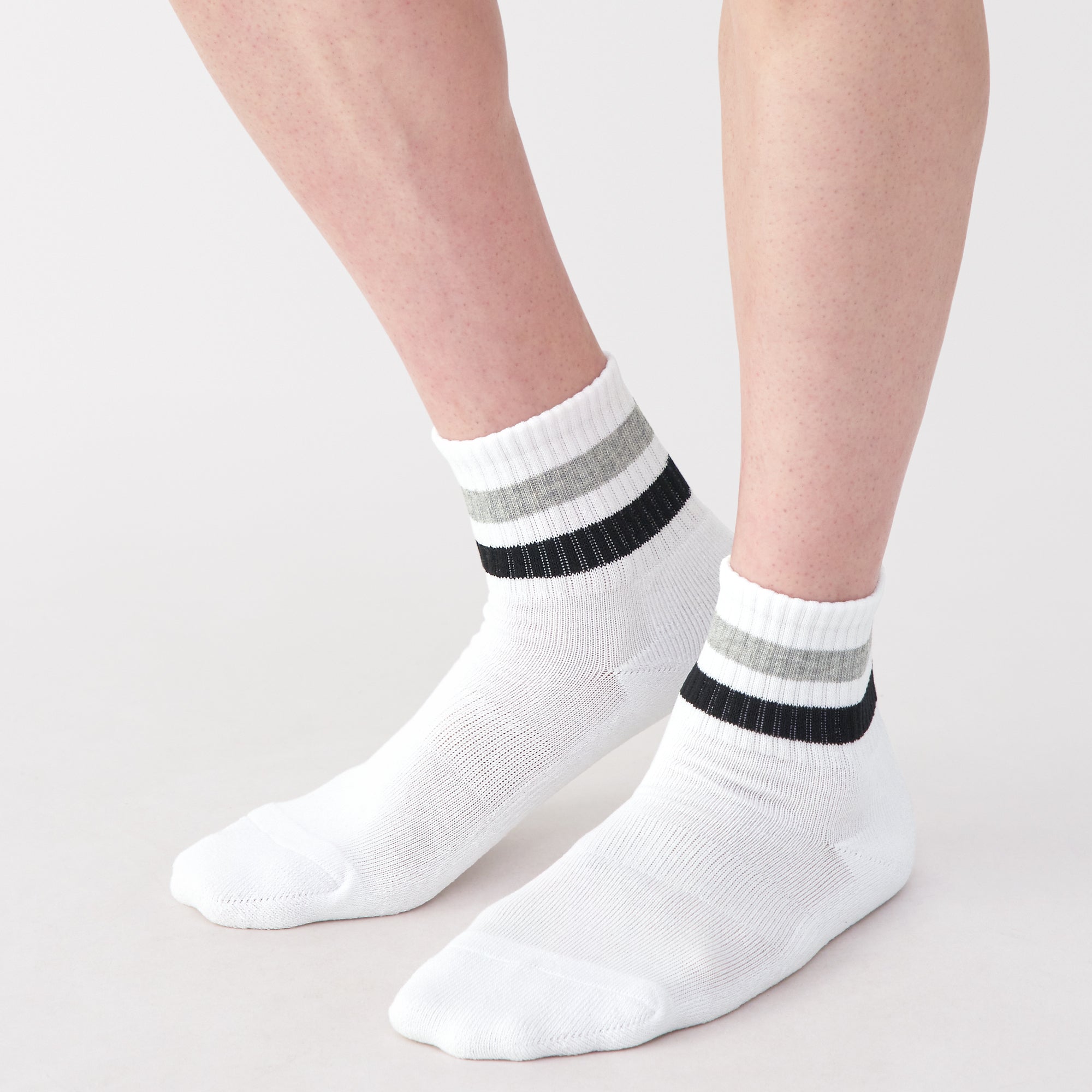 Right Angle Pile Short Socks - Image 5