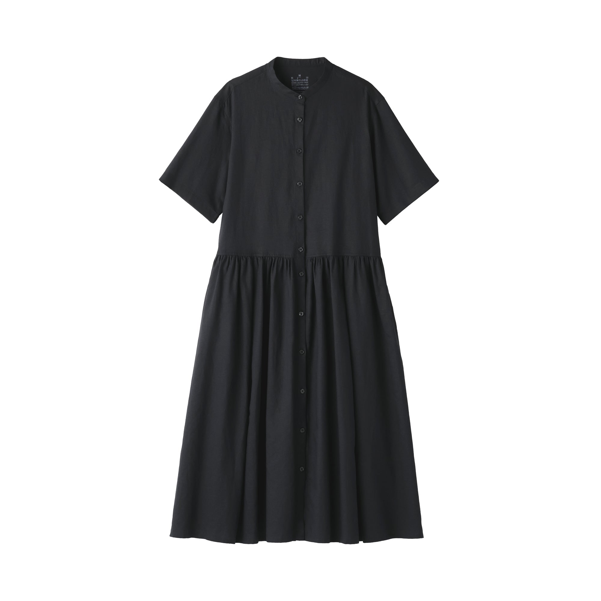 Women's Hemp Cotton Short Sleeve Dress - Image 2