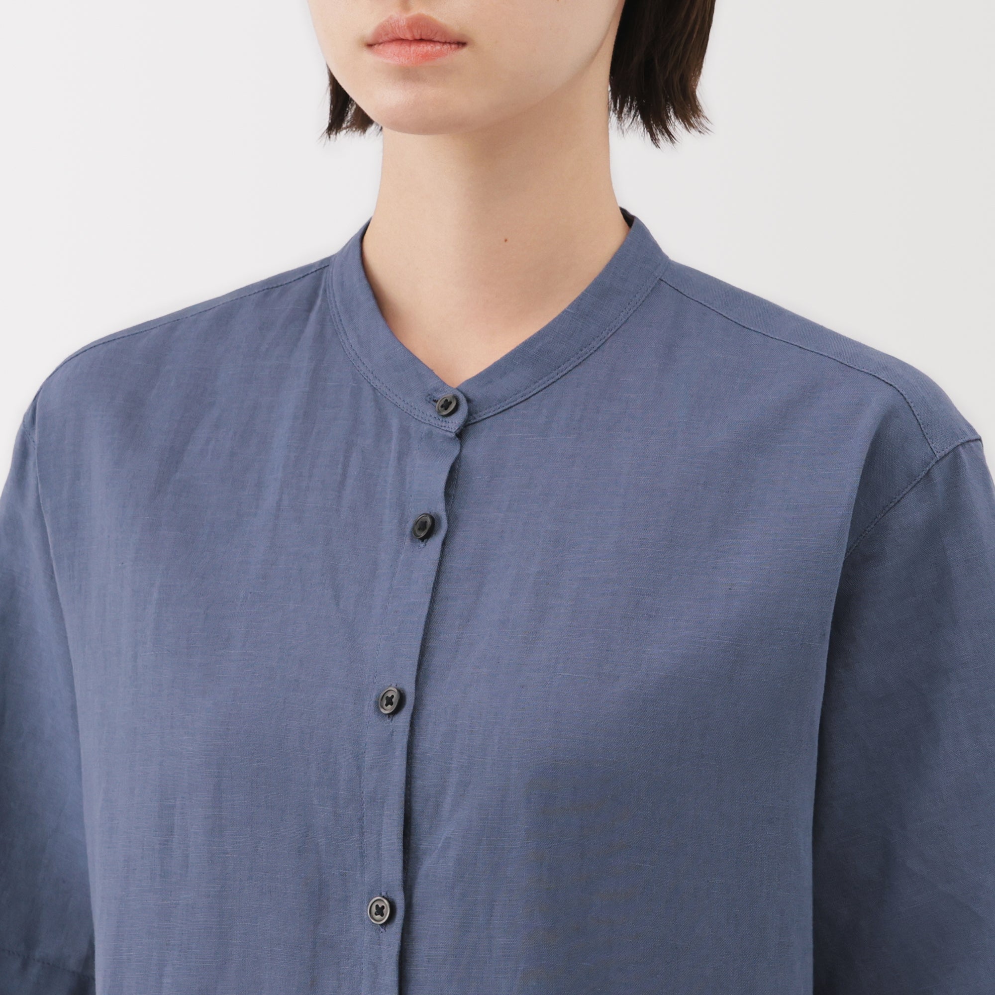 Women's Hemp Cotton Short Sleeve Dress - Image 15