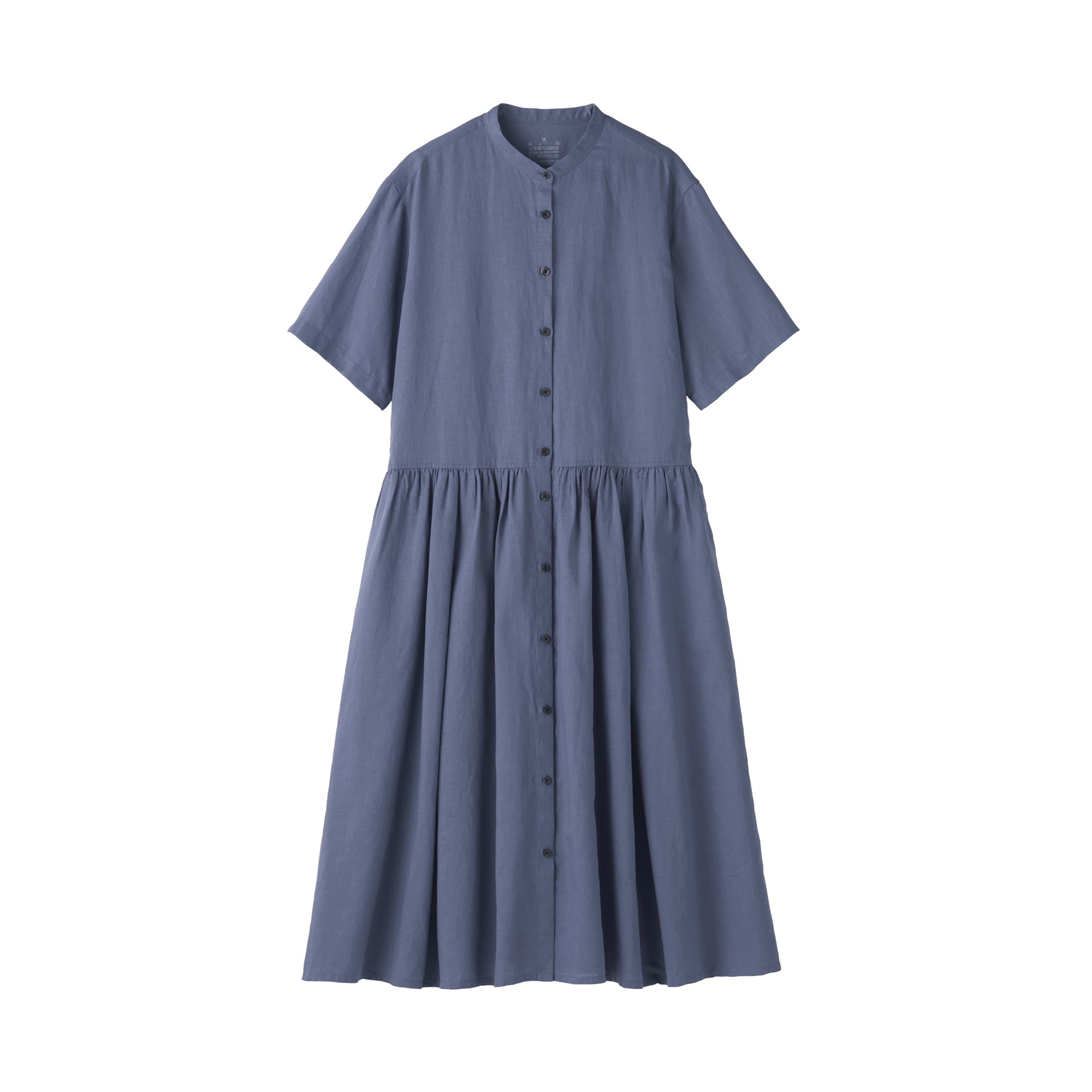 Women's Hemp Cotton Short Sleeve Dress - Image 10