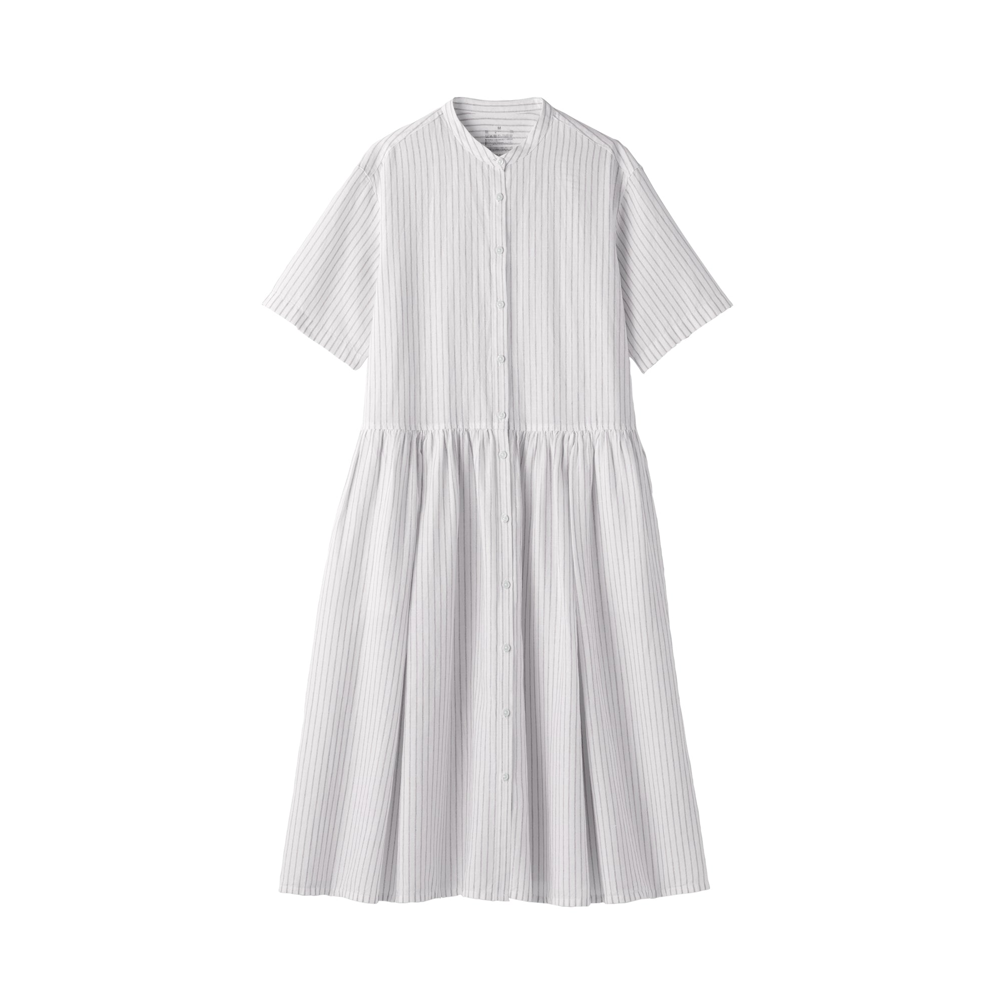 Women's Hemp Cotton Short Sleeve Dress - Image 19