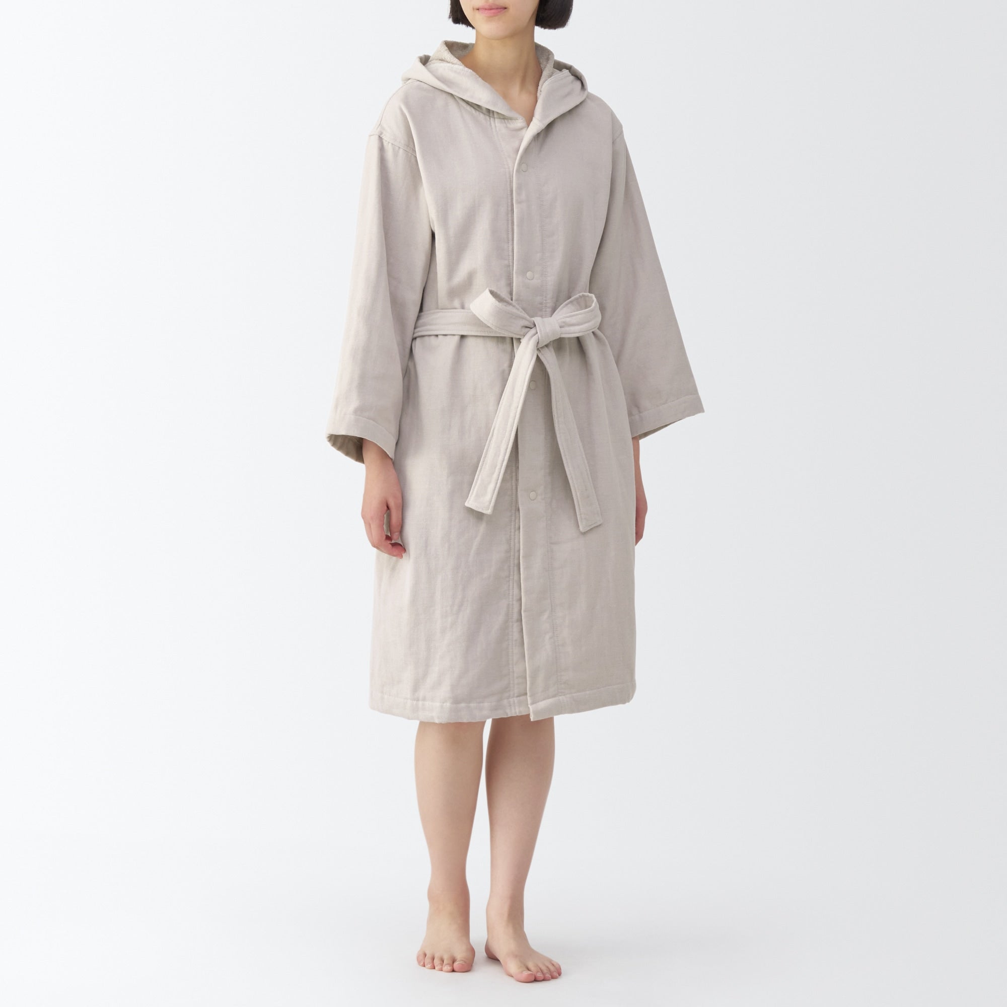 Cotton Gauze Bathrobe - Image 3