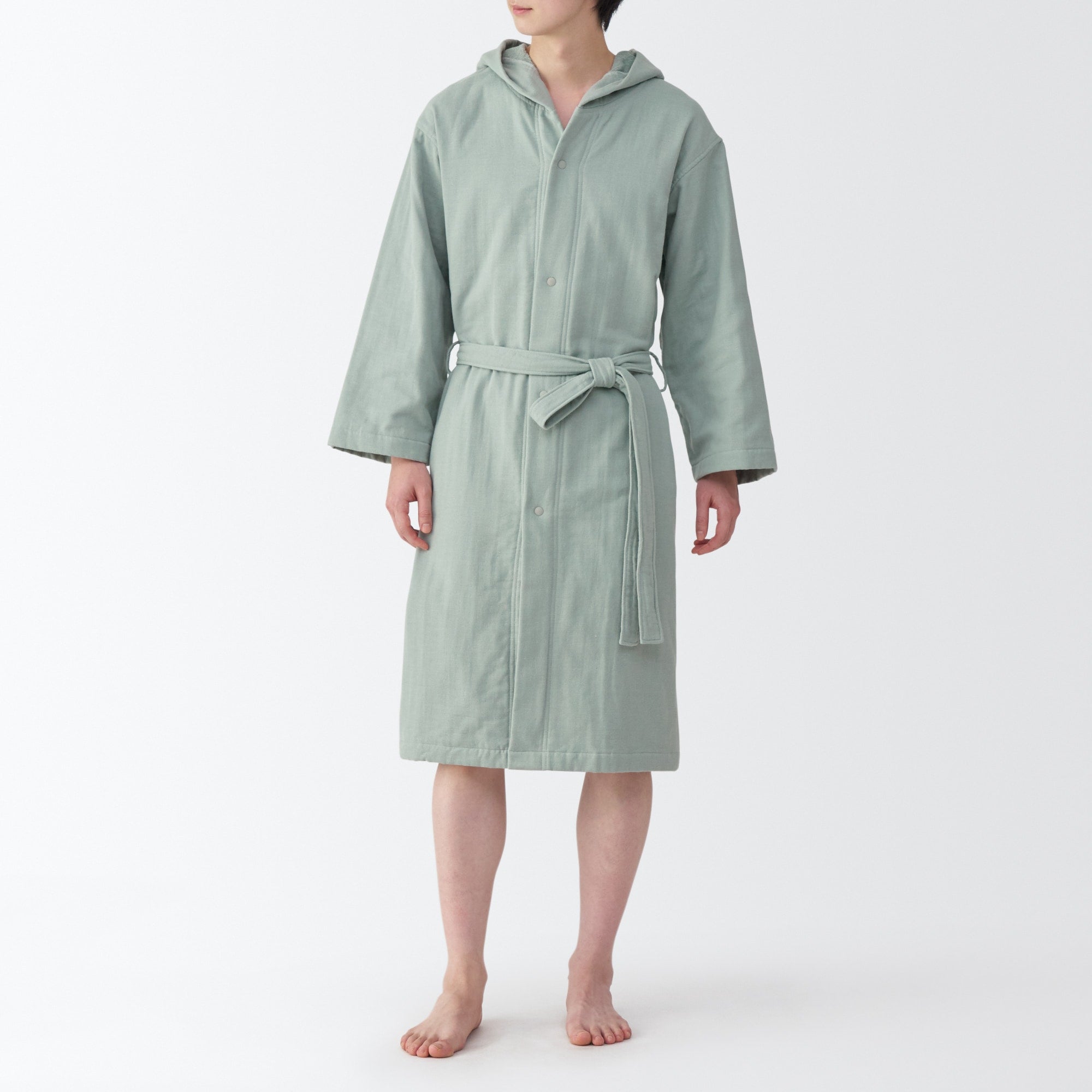 Cotton Gauze Bathrobe - Image 16