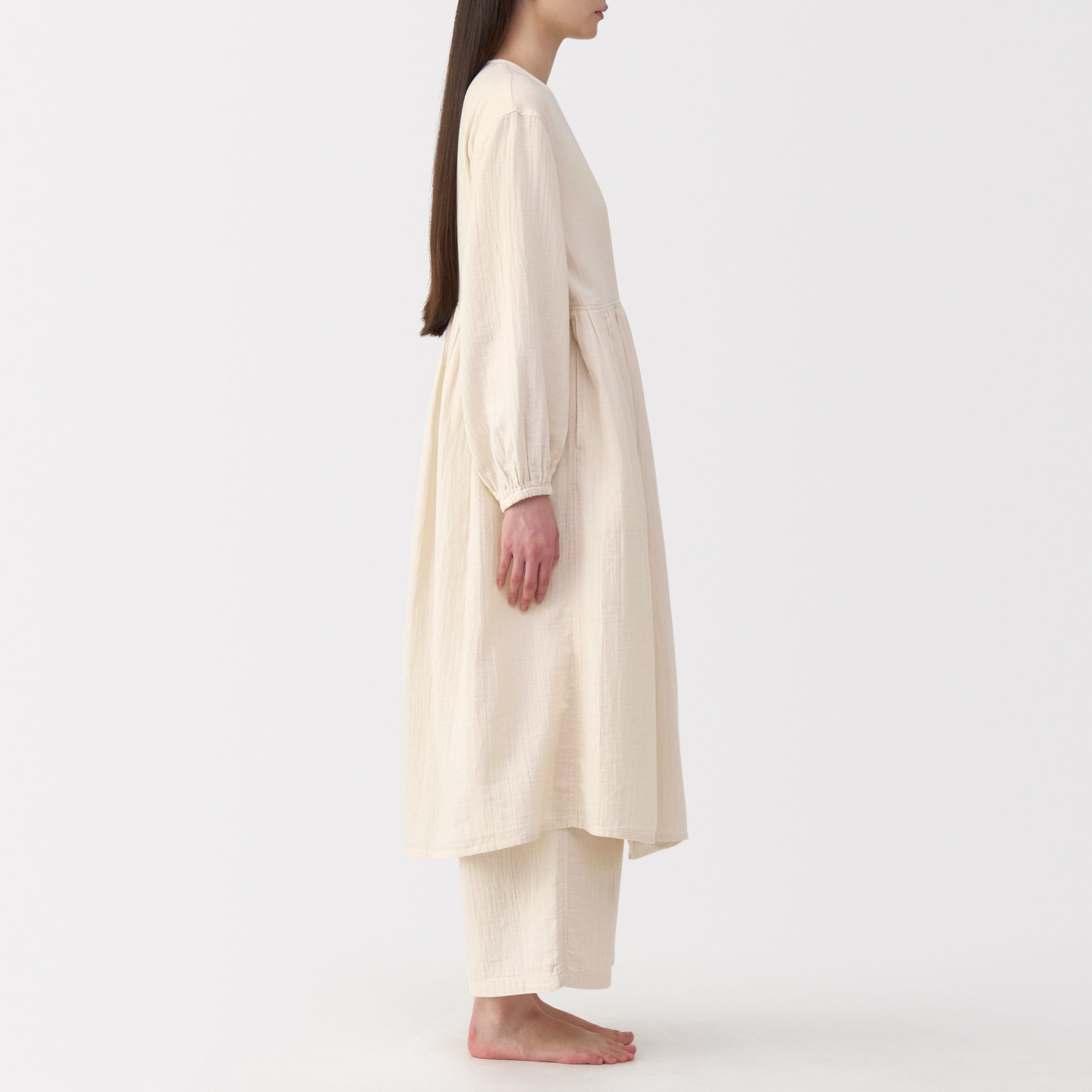 Crepe Gauze Long Cardigan - Image 23