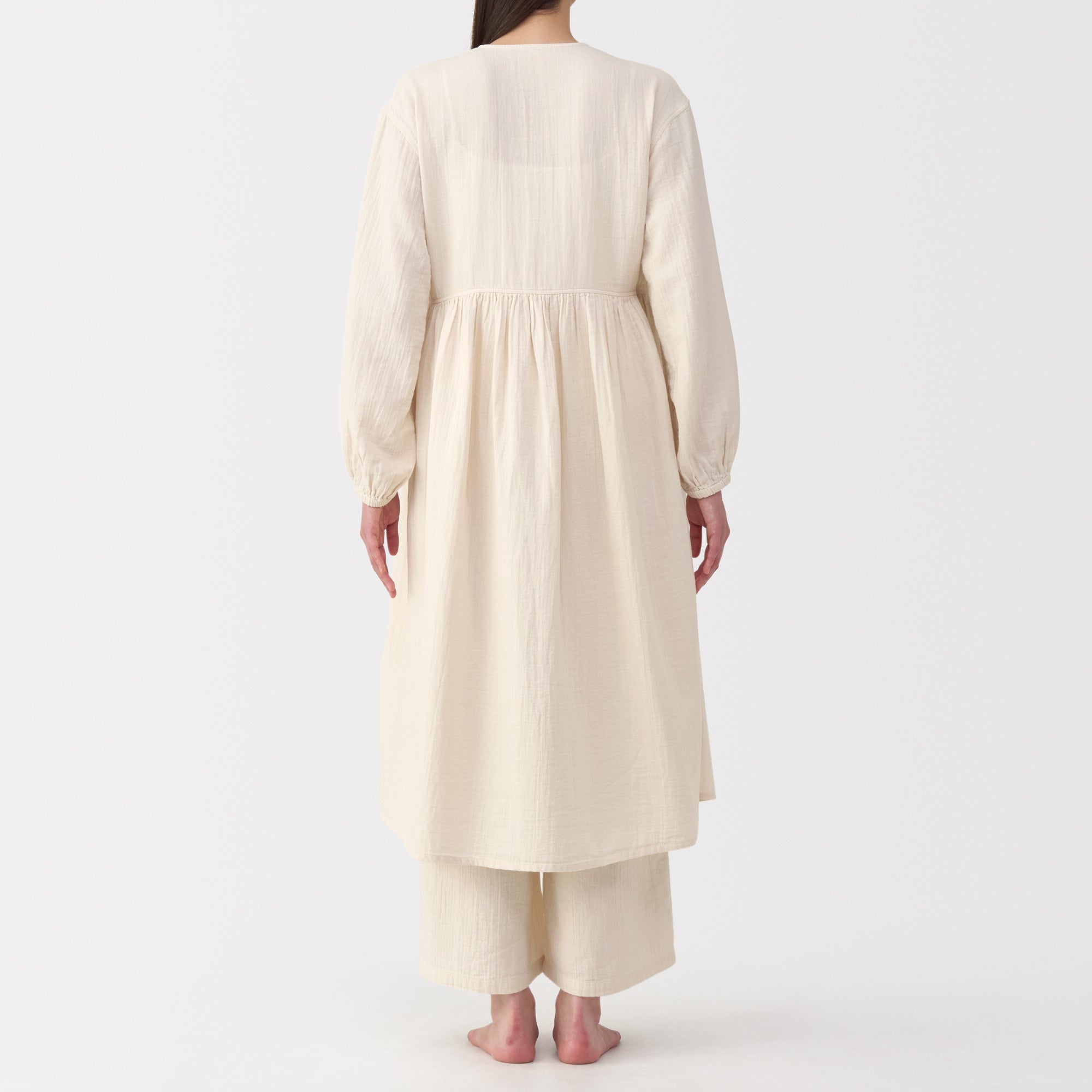 Crepe Gauze Long Cardigan - Image 24