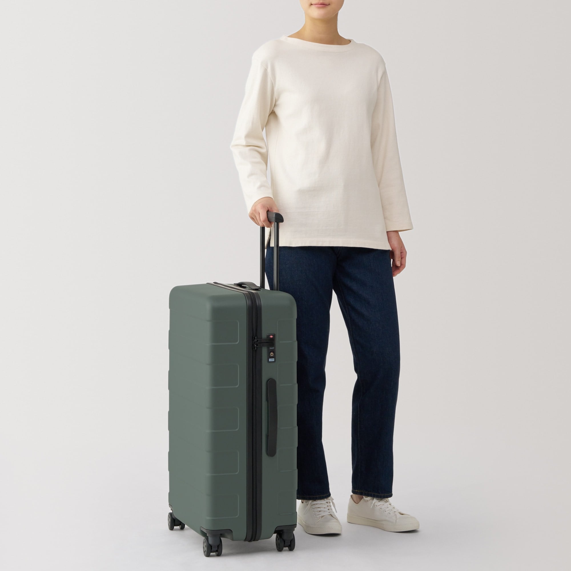 Adjustable Handle Hard Shell Suitcase 75L | Check-In - Image 8