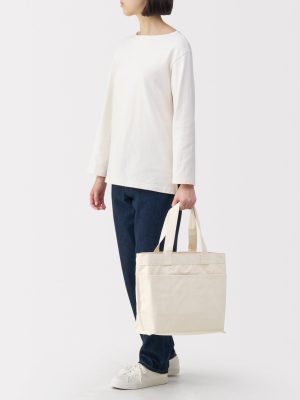 Canvas Wide Tote Bag