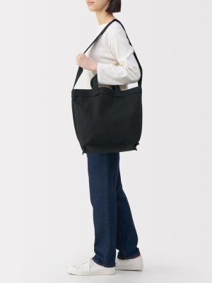 Canvas 2-Way Tote Bag