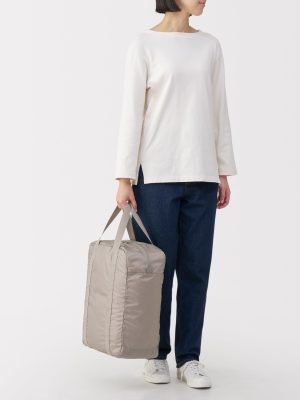 Pocketable Water Repellent Tall Boston Bag