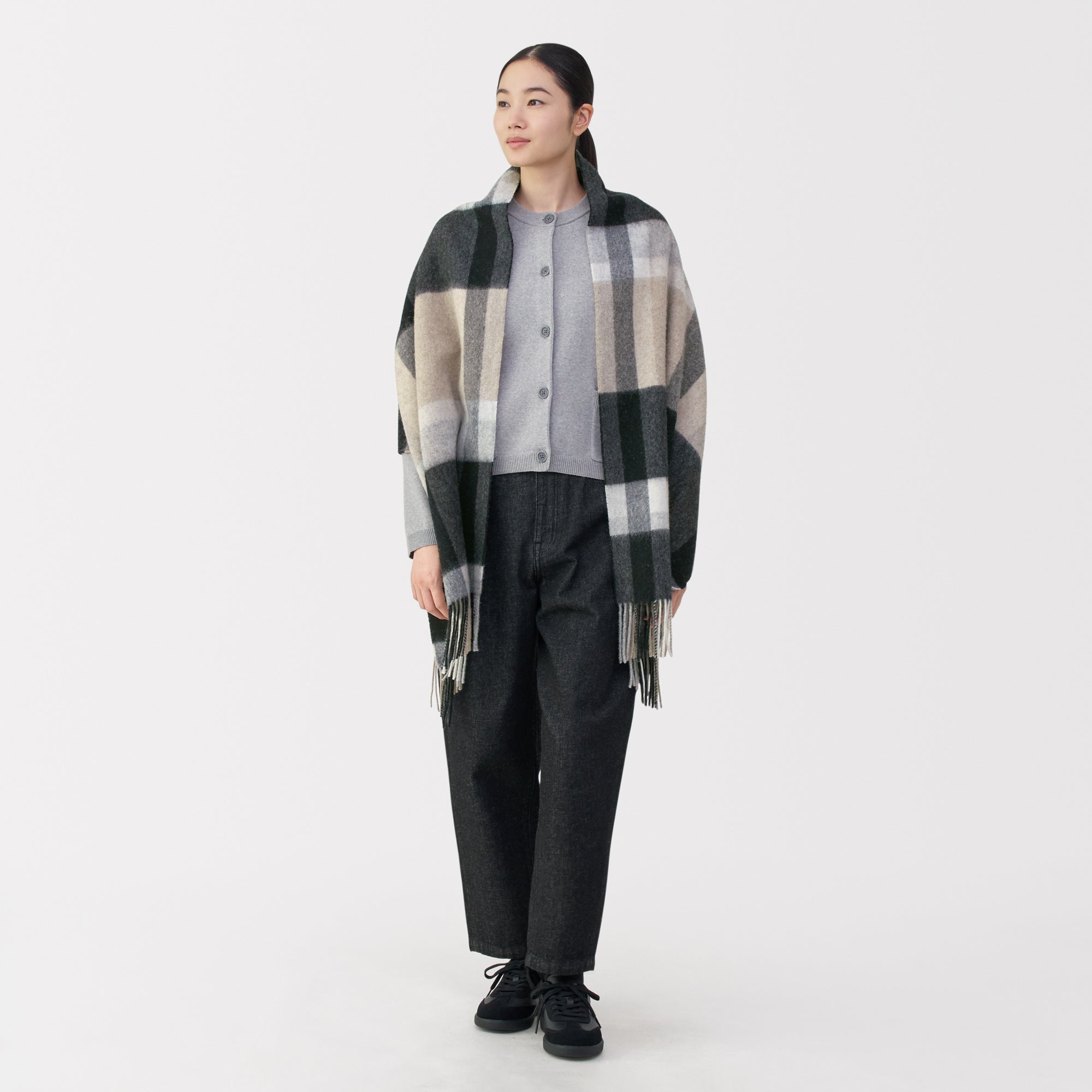 Fluffy Wool Blanket Stole - Image 19