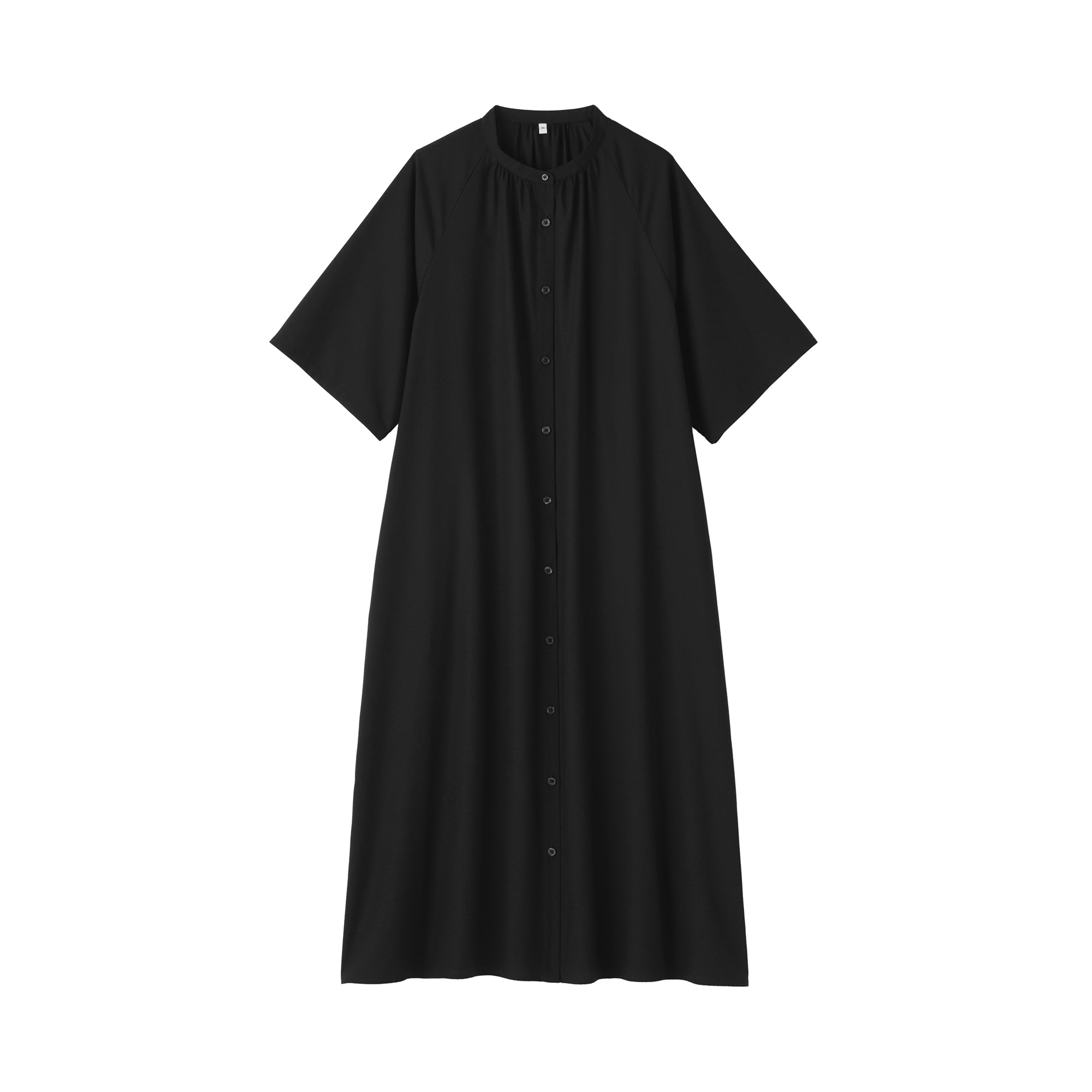 Lyocell Blend Half-Sleeve Dress - Image 2