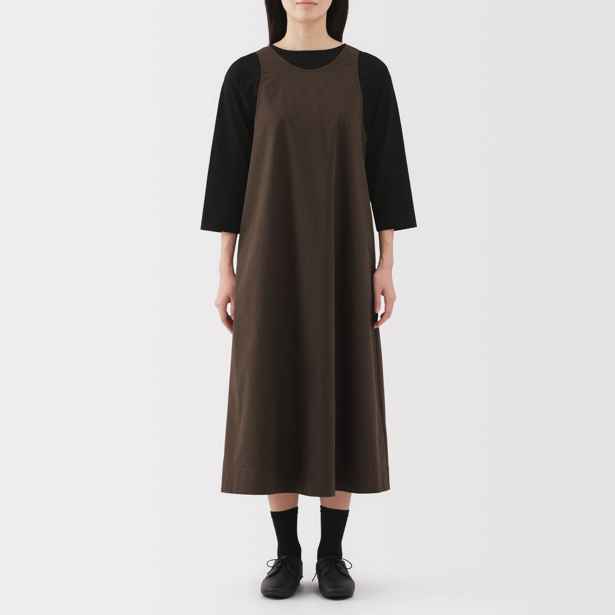 Broadcloth Sleeveless Dress - Image 4