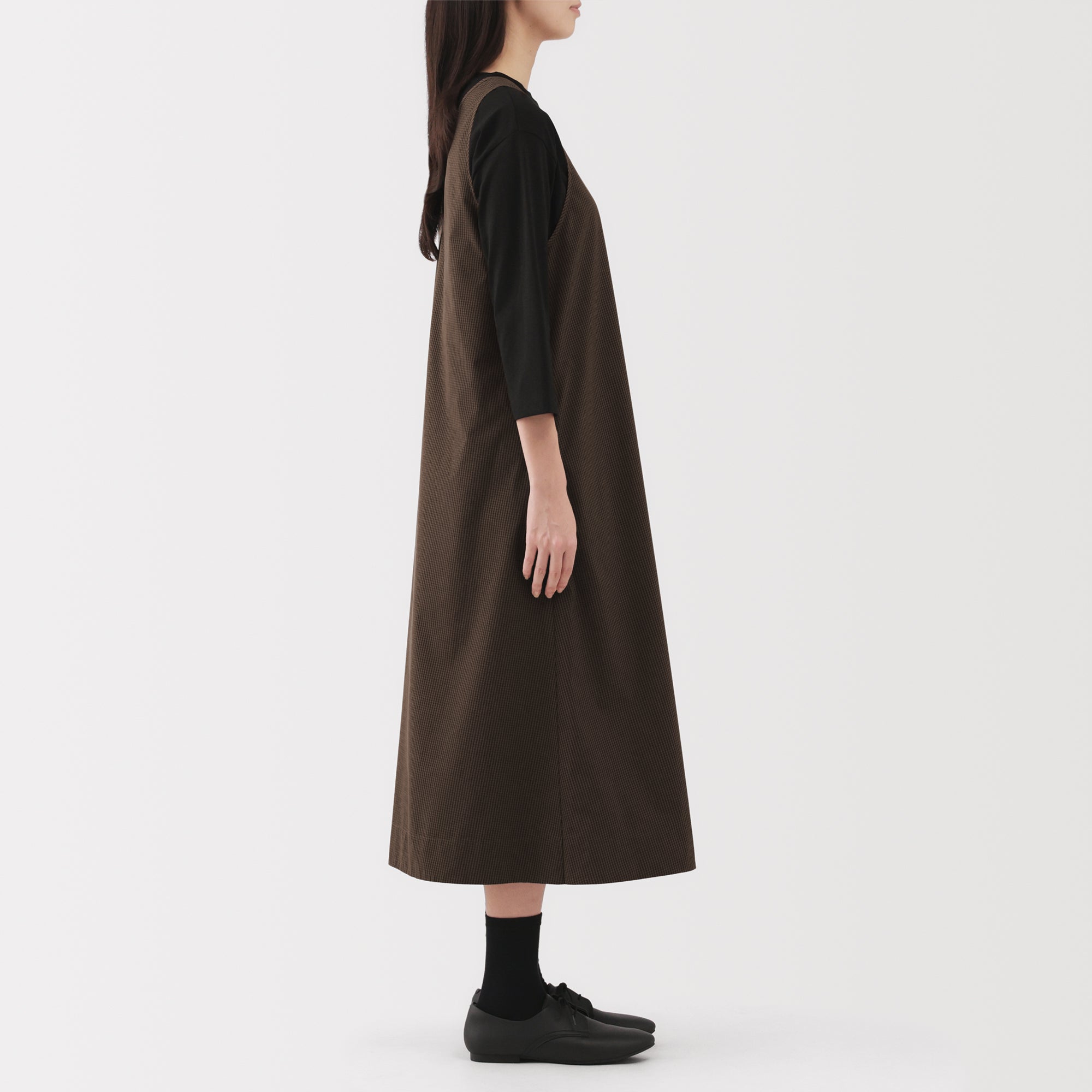 Broadcloth Sleeveless Dress - Image 23