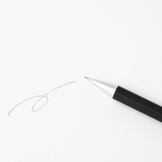 Wooden Hex Mechanical Pencil with Eraser 0.5mm - Image 2