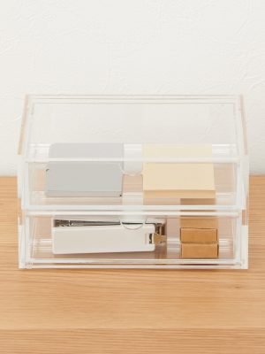 Acrylic Small Case 2 Drawers