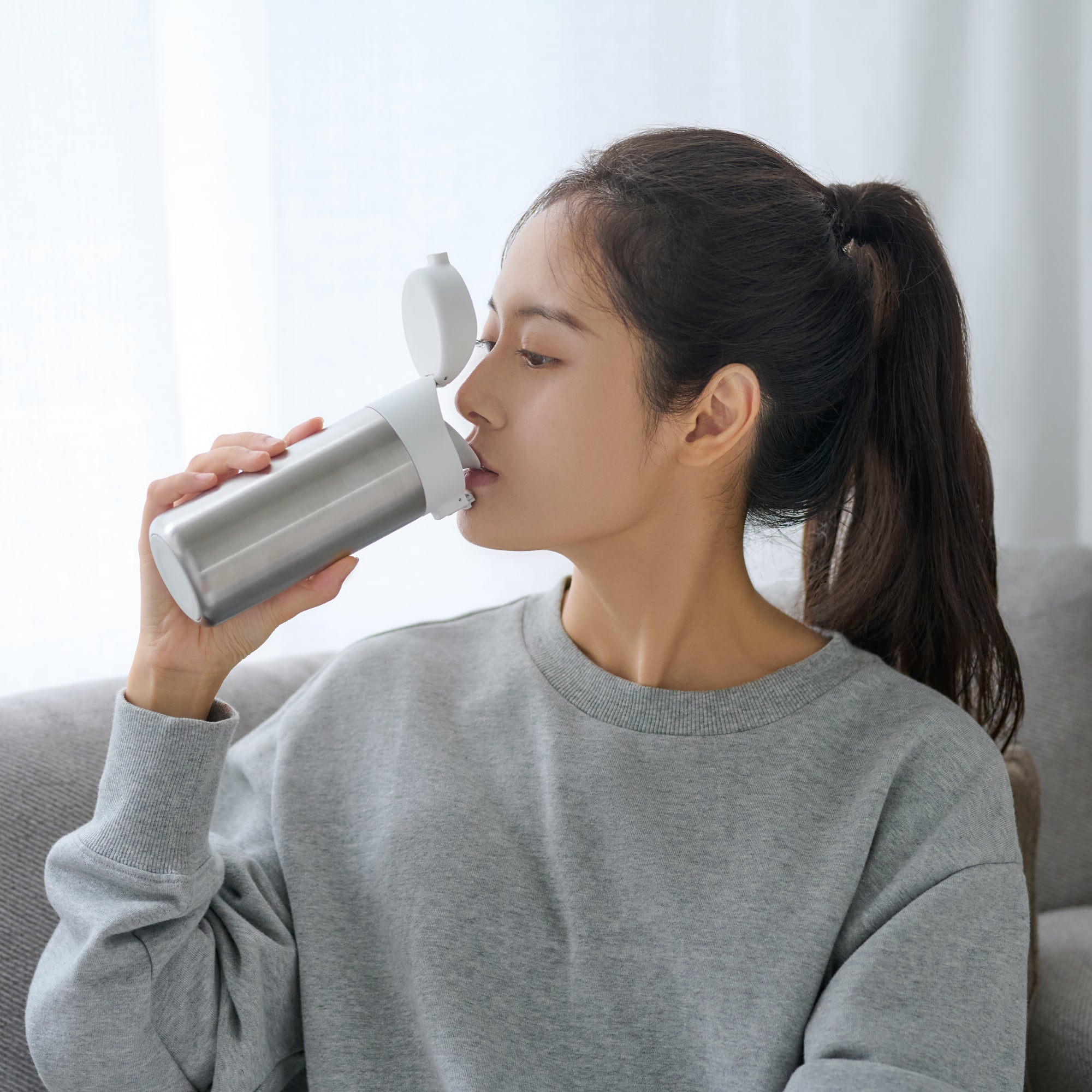 Stainless Steel Heat & Cold Retaining Mug - 11.8 fl oz - Image 4