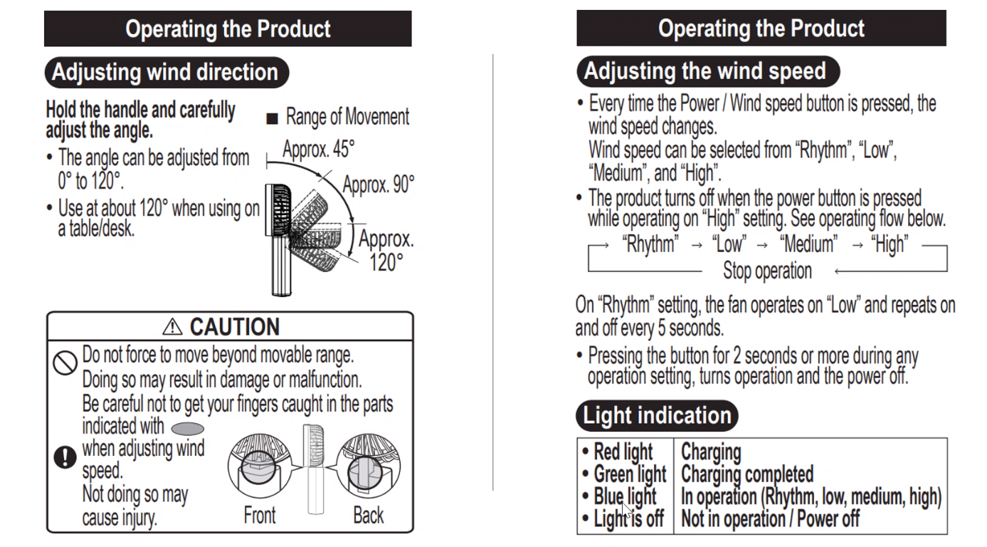 Rechargeable Compact Handheld Fan - Image 13